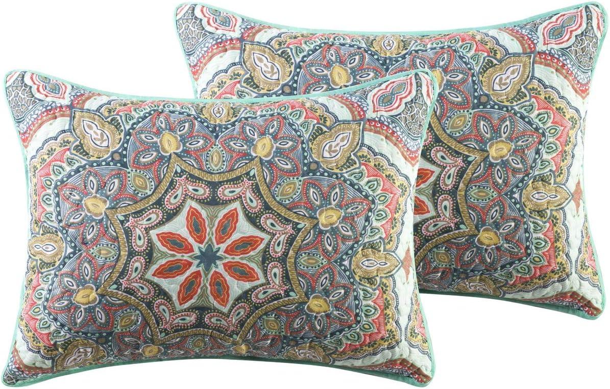 VCNY Yara 3-Piece Reversible Medallion Quilt Set
