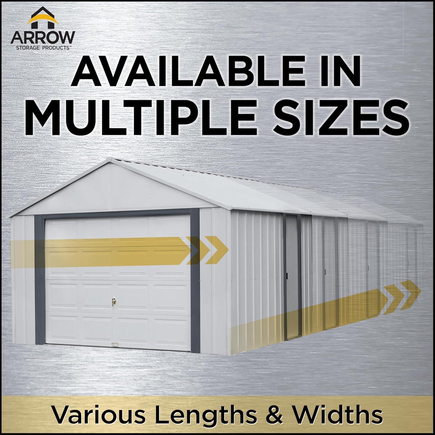 Arrow Murryhill 12 ft. W x 17 ft. D Metal Storage Shed