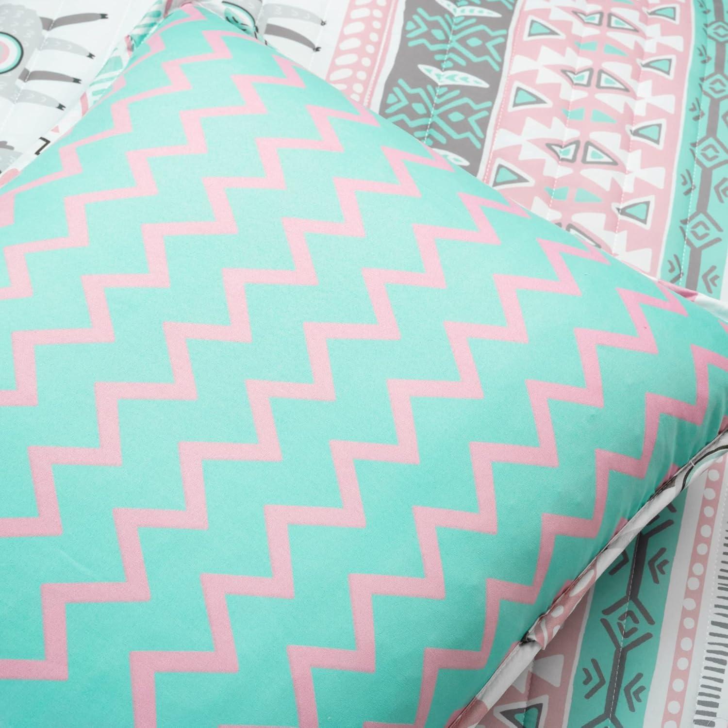 Lush Decor White Reversible 3 Piece Duvet Cover