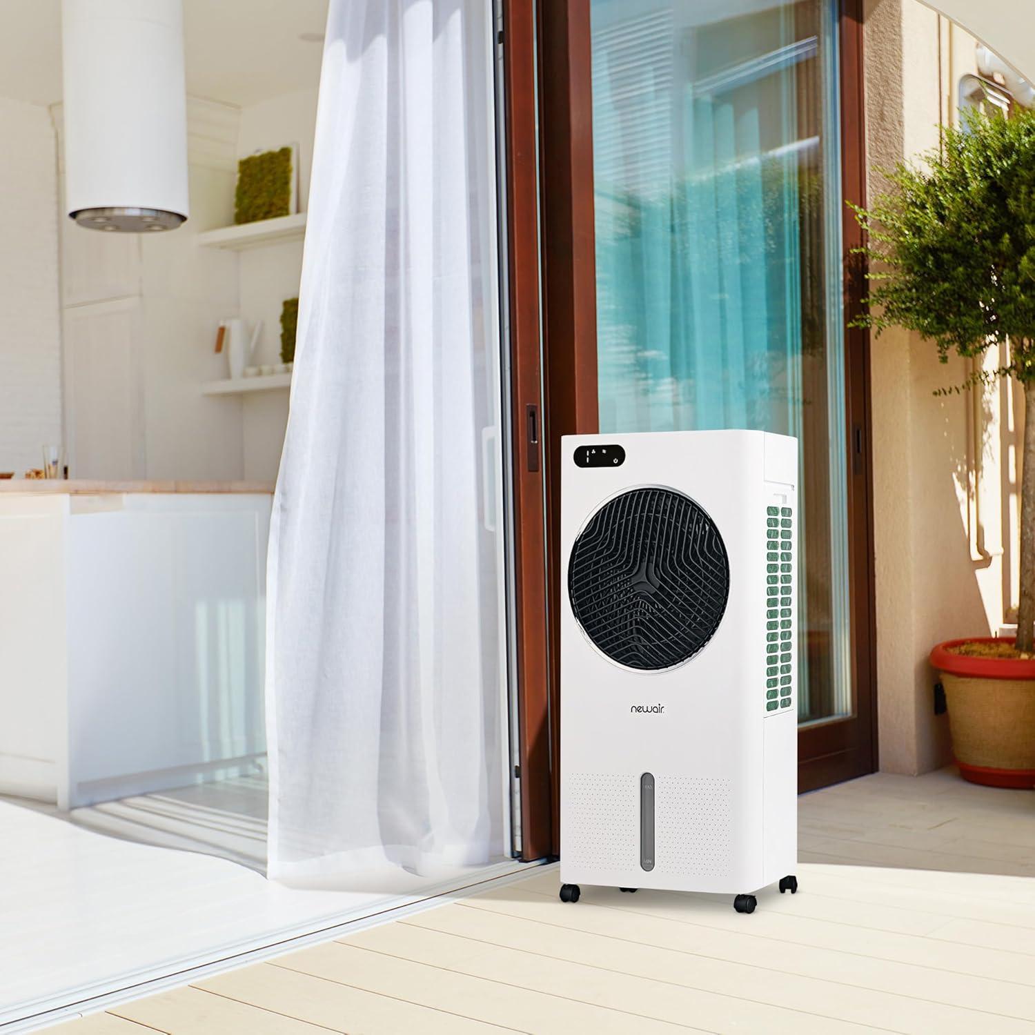 Newair Newair Evaporative Air Cooler and Portable Cooling Fan, 1600 CFM, Remote Control and Timer