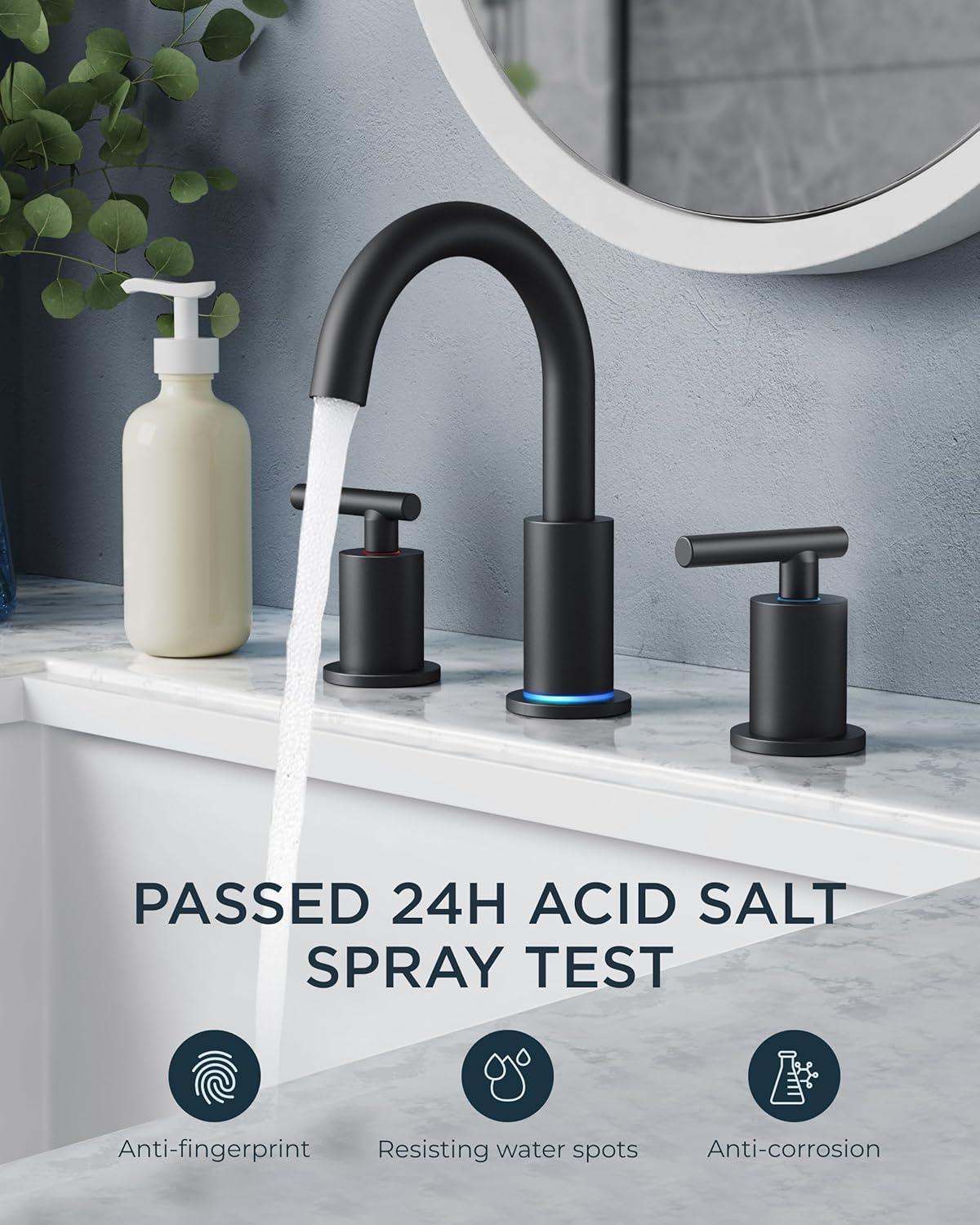 Widespread 2-handle Bathroom Faucet