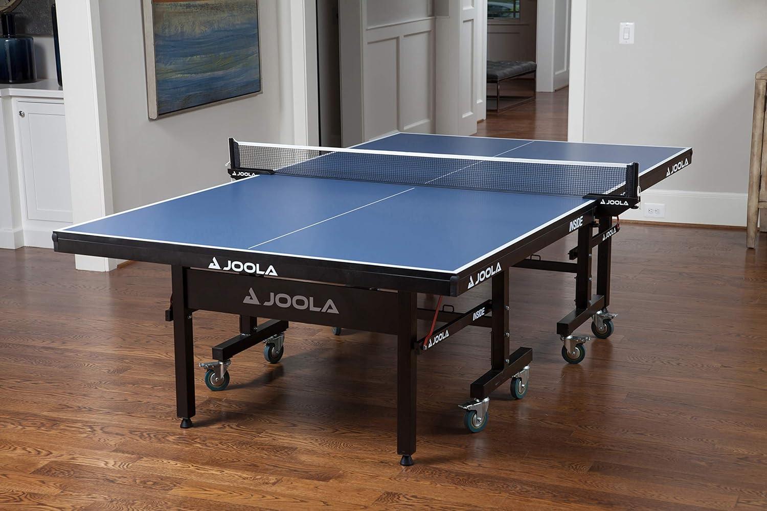 Joola USA Joola Inside, Indoor Table Tennis Table with Net and Post Set - 10 Minute Easy Assembly