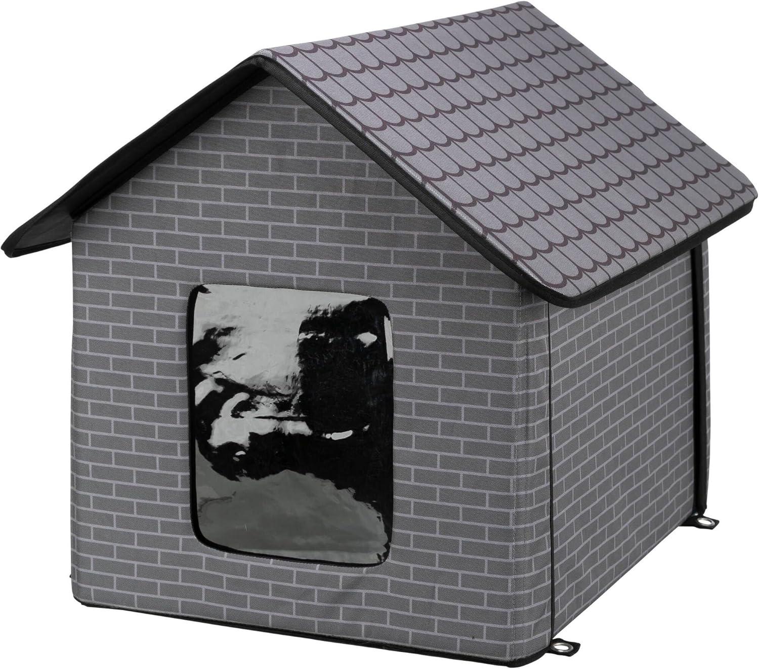 TRIXIE TRIXIE Insulated Outdoor Pet House, Waterproof Material, For Small Dogs and Cats, Feral Cats