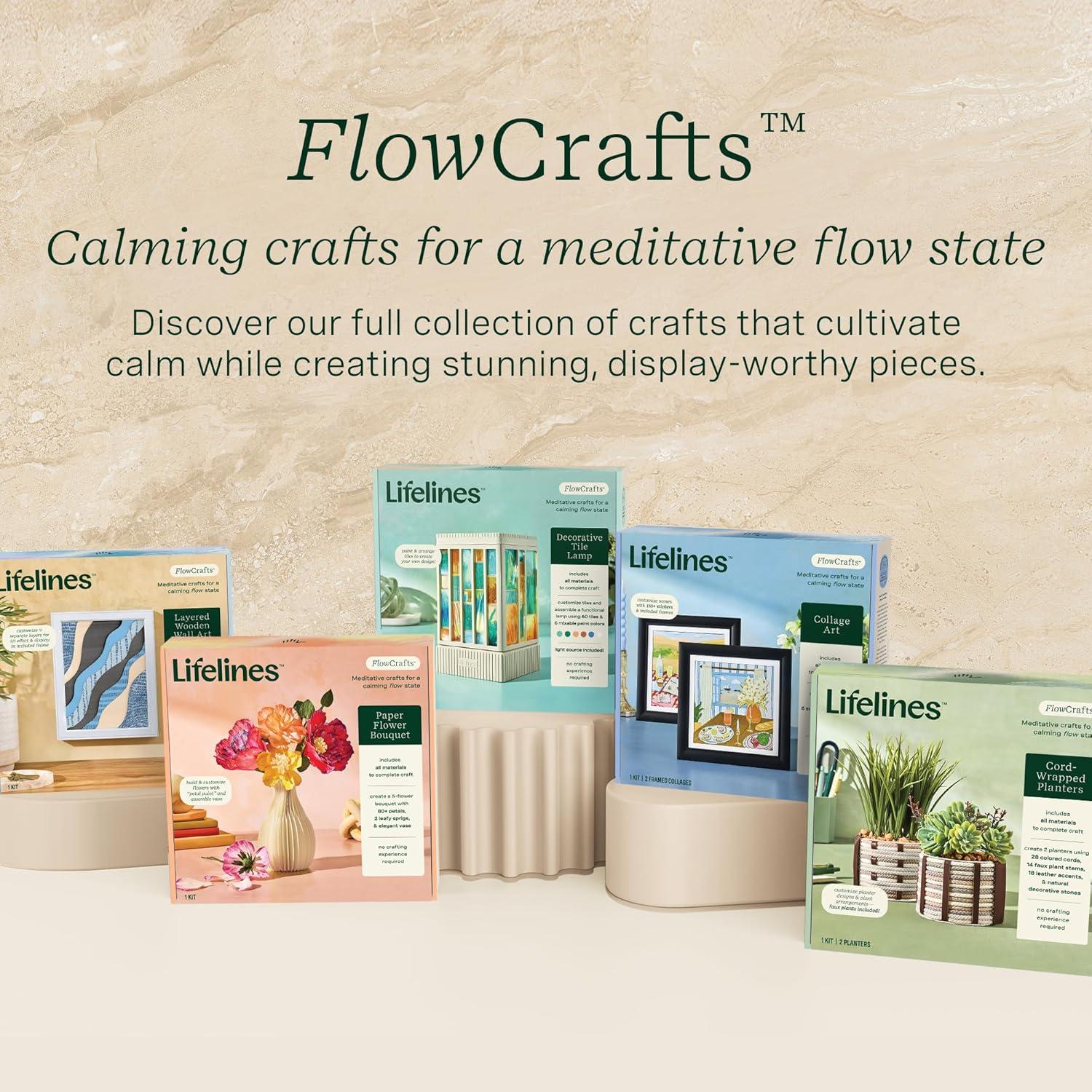 Lifelines FlowCrafts - Decorative Tile Lamp