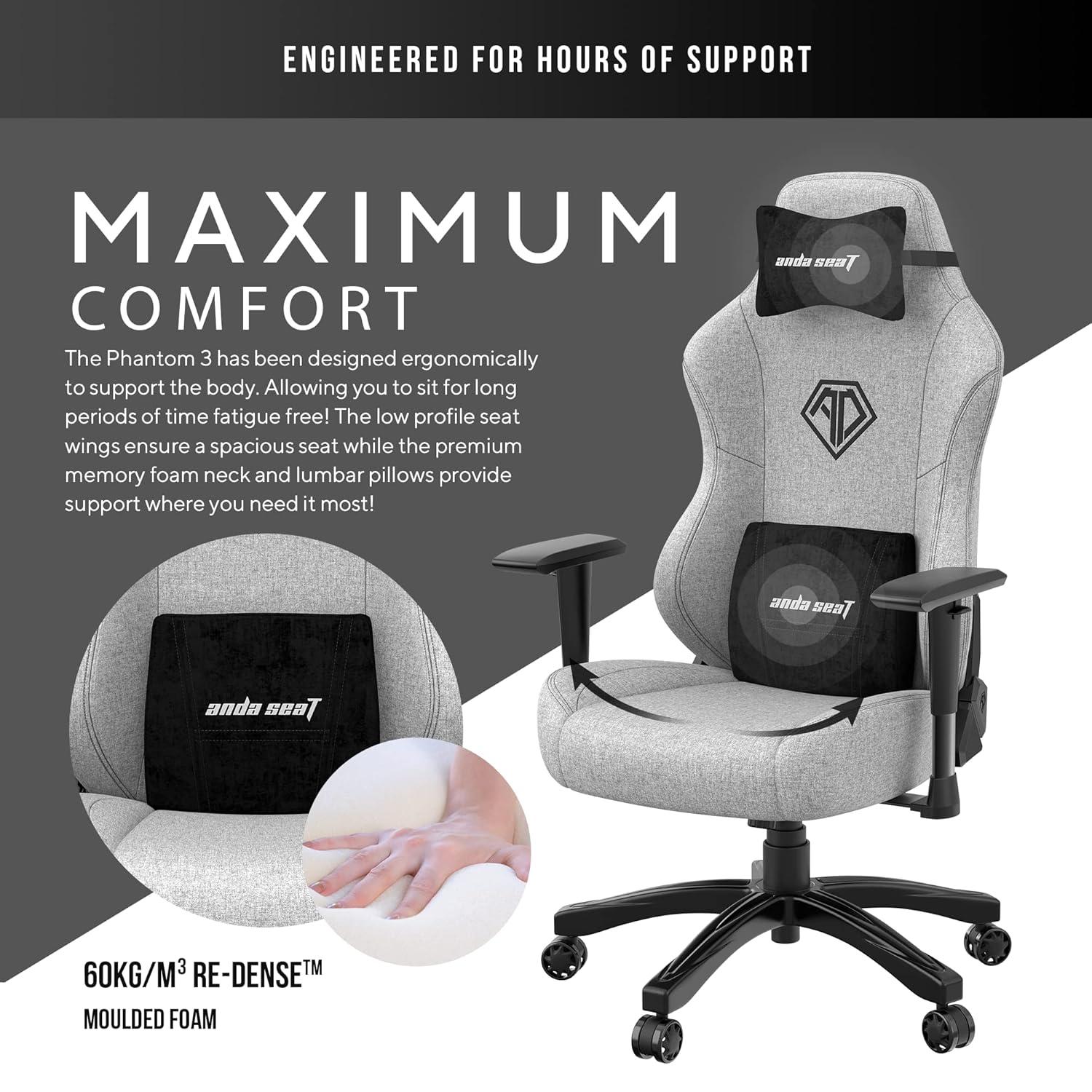 andaseaT andaseaT Phantom 3 Gaming Chair