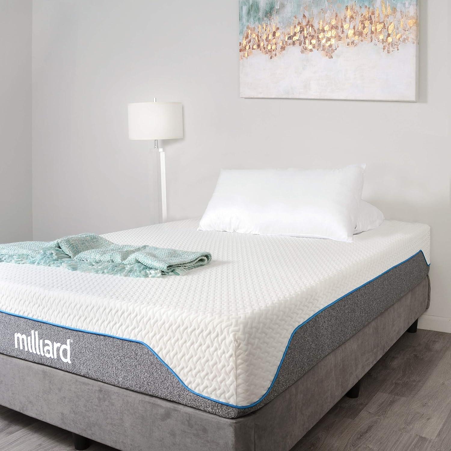 Milliard 10 Inch Classic Firm Memory Foam Mattress, Twin