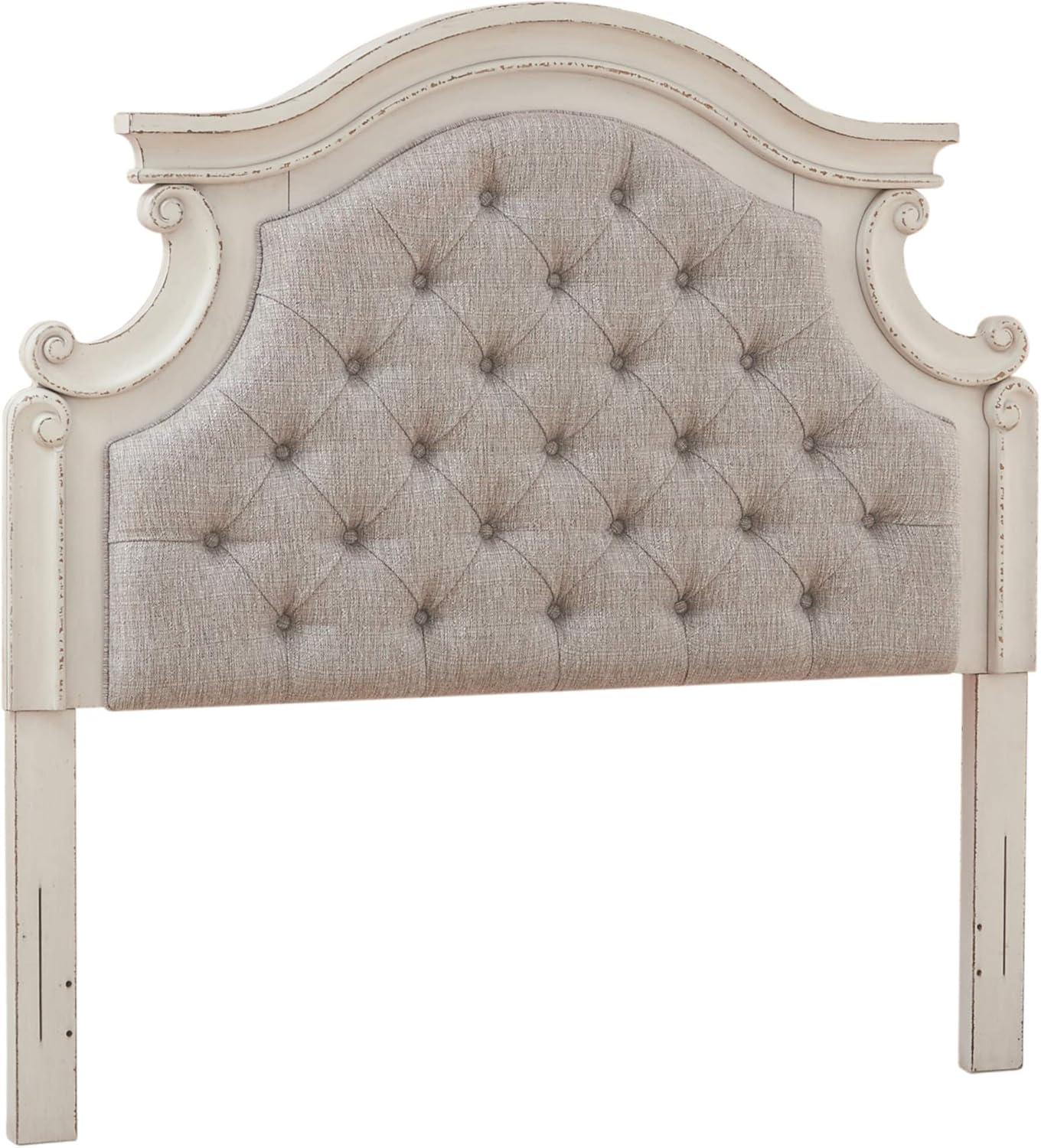 Realyn Upholstered Panel Headboard Beige - Signature Design by Ashley