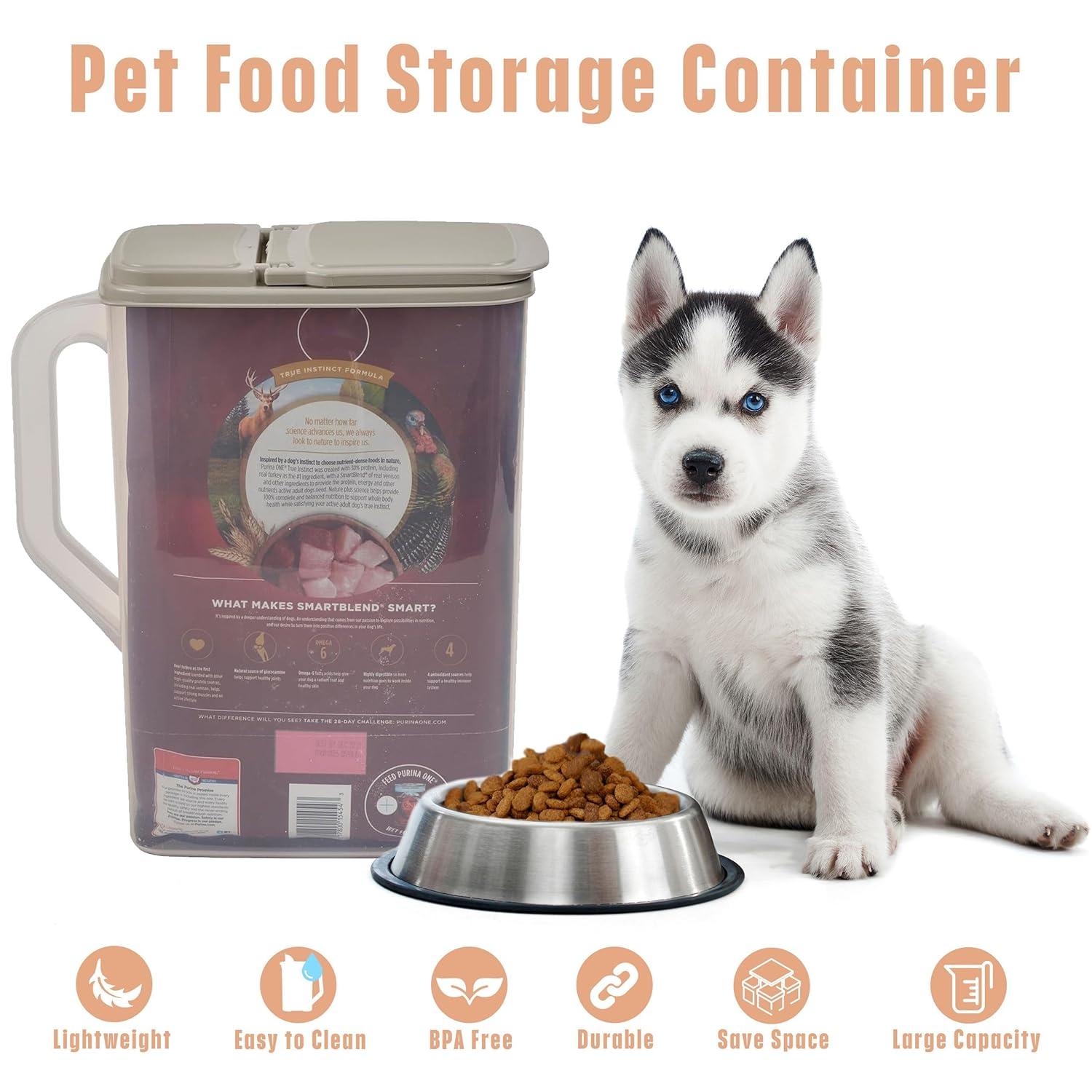 Buddeez 7 Lb. Plastic Food Storage Container