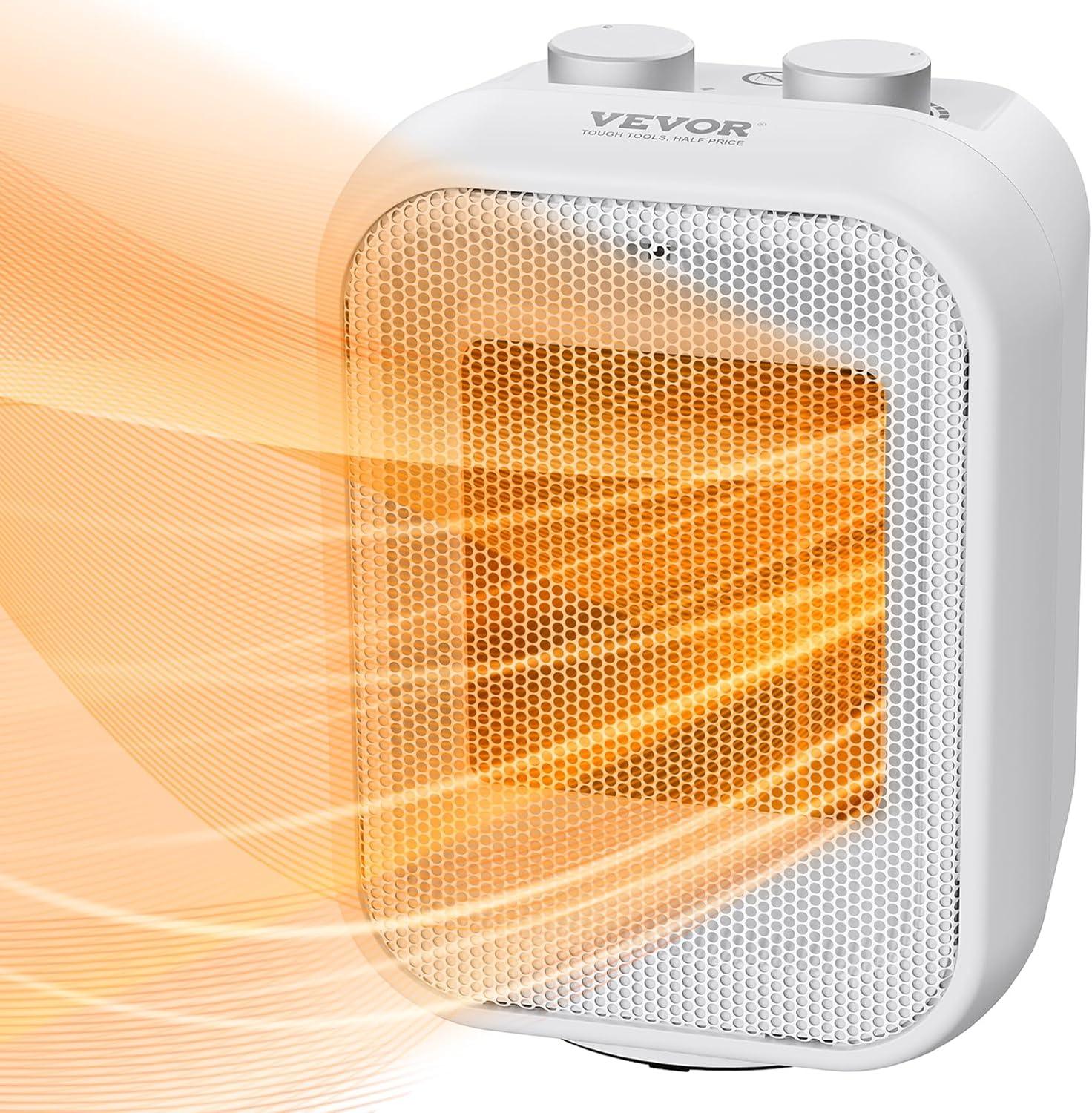 VEVOR VEVOR 1500 Watt 5000 BTU Electric High Efficiency Radiator Space Heater with Adjustable Thermostat