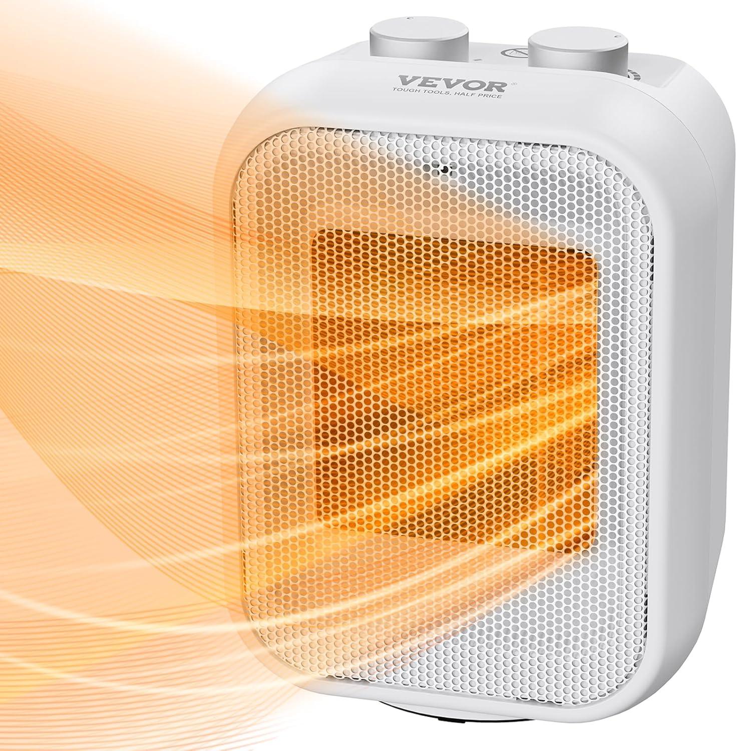 VEVOR VEVOR 1500 Watt 5000 BTU Electric High Efficiency Radiator Space Heater with Adjustable Thermostat