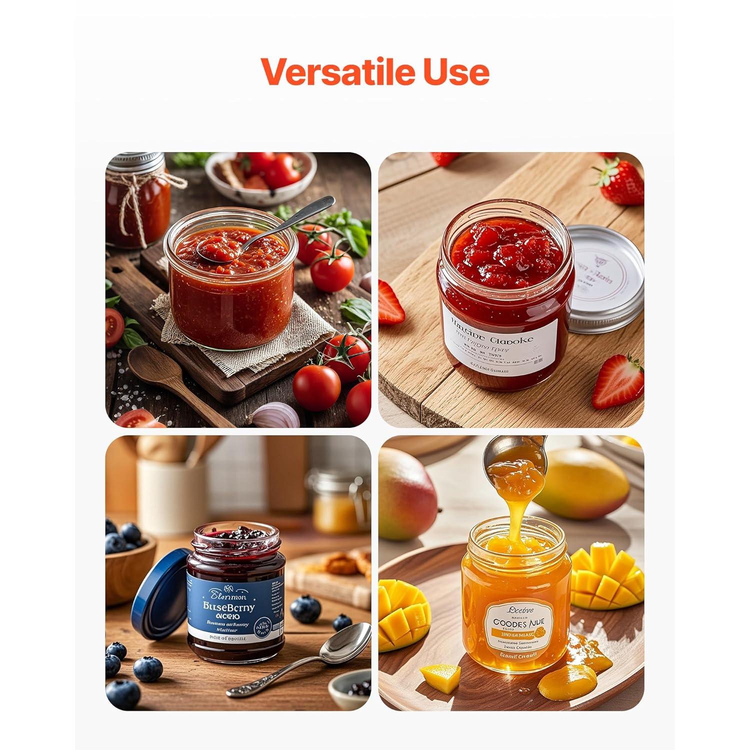 Stellweilan Tessberg 110V Electric Tomato Strainer 370W Commercial Grade Tomato Milling Machine Stainless Steel Tomato Press and Strainer 90-160 Kg/H Pure Copper Motor Food Strainer and Sauce Maker