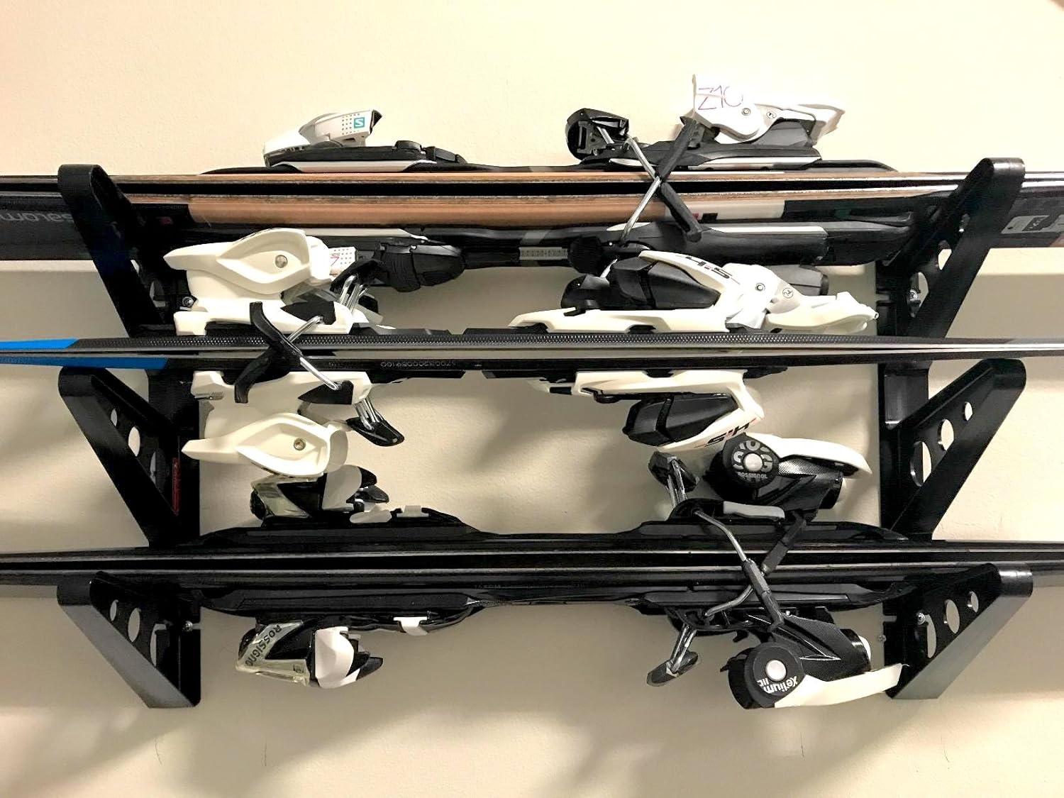 StoreYourBoard Trifecta Ski Storage Rack | 3 Levels