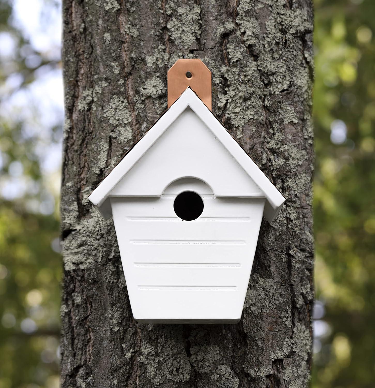 Good Directions Classic Cottage Bird House  - Pure Copper Roof By