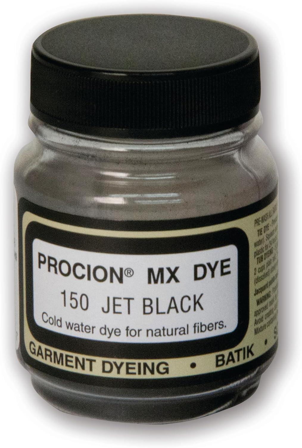 Jacquard Procion MX Fiber Reactive Dye, Jet Black