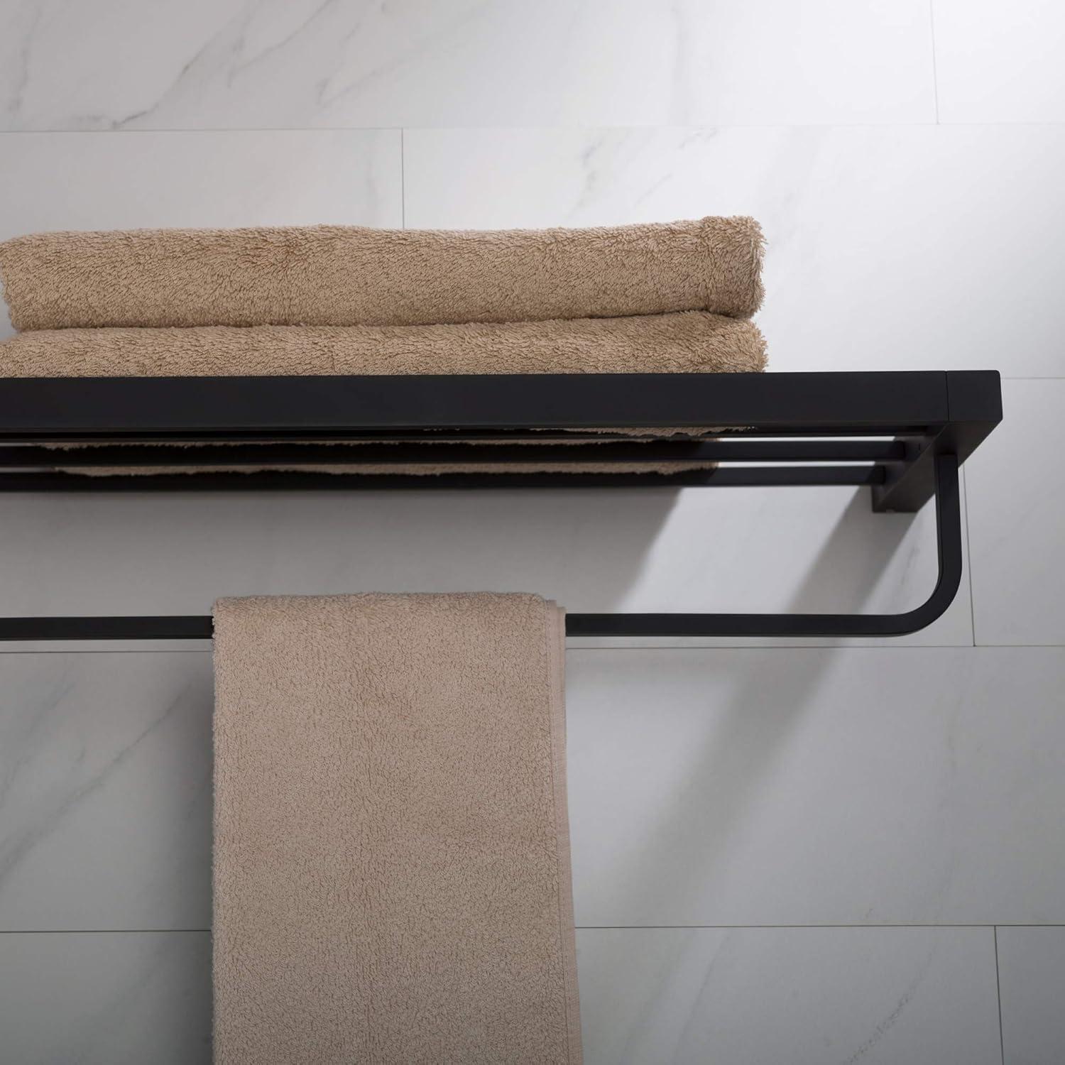 Stelios Accent Shelf with Towel Bar