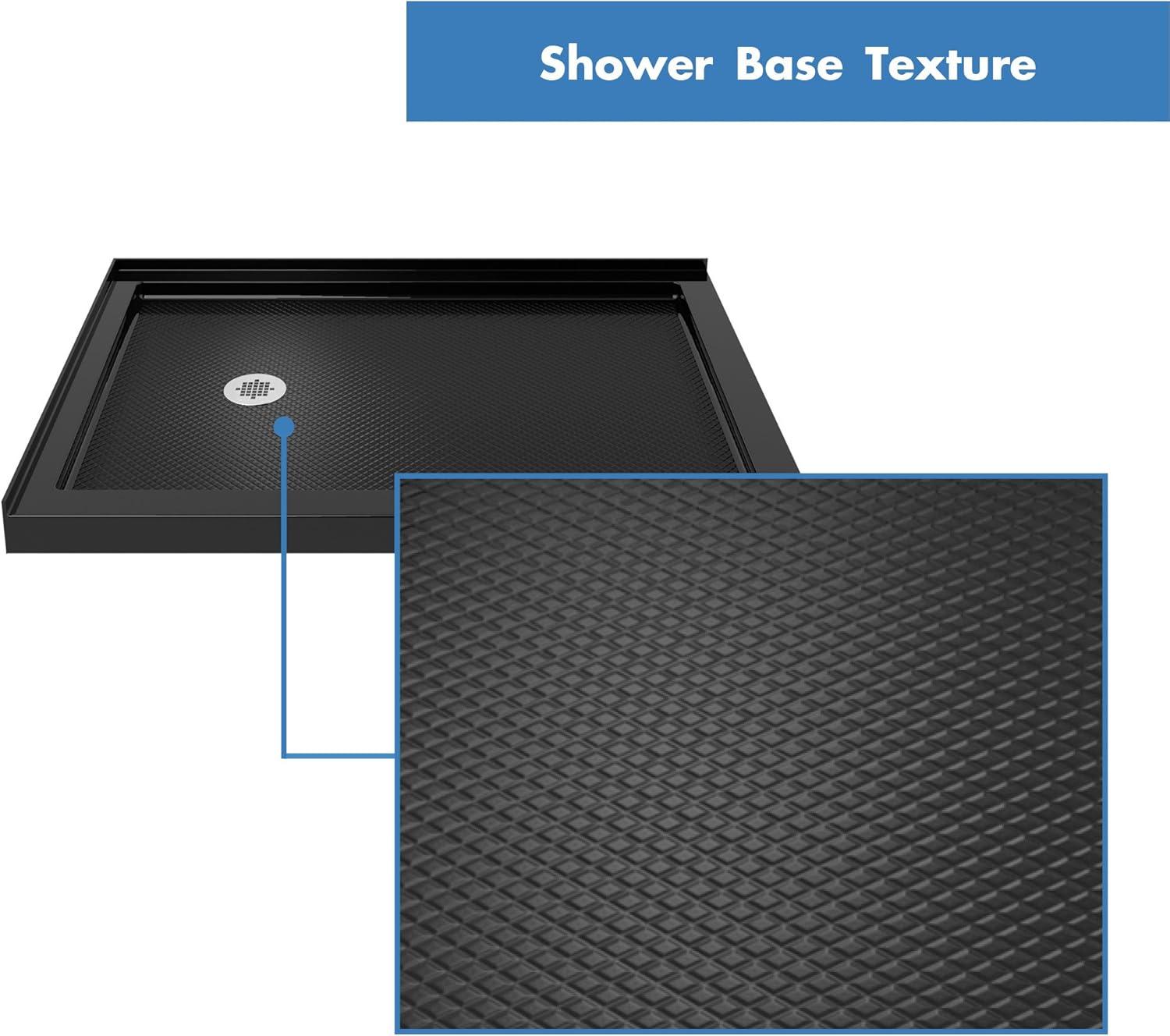 SlimLine 36" W x 36" D Double Threshold Shower Base