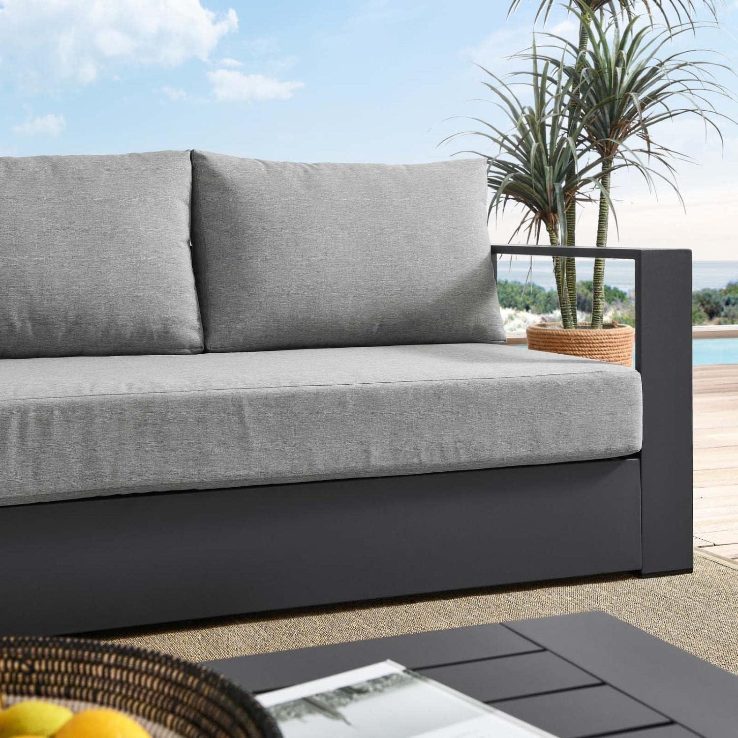 Modway Tahoe Outdoor Patio Powder-Coated Aluminum Sofa