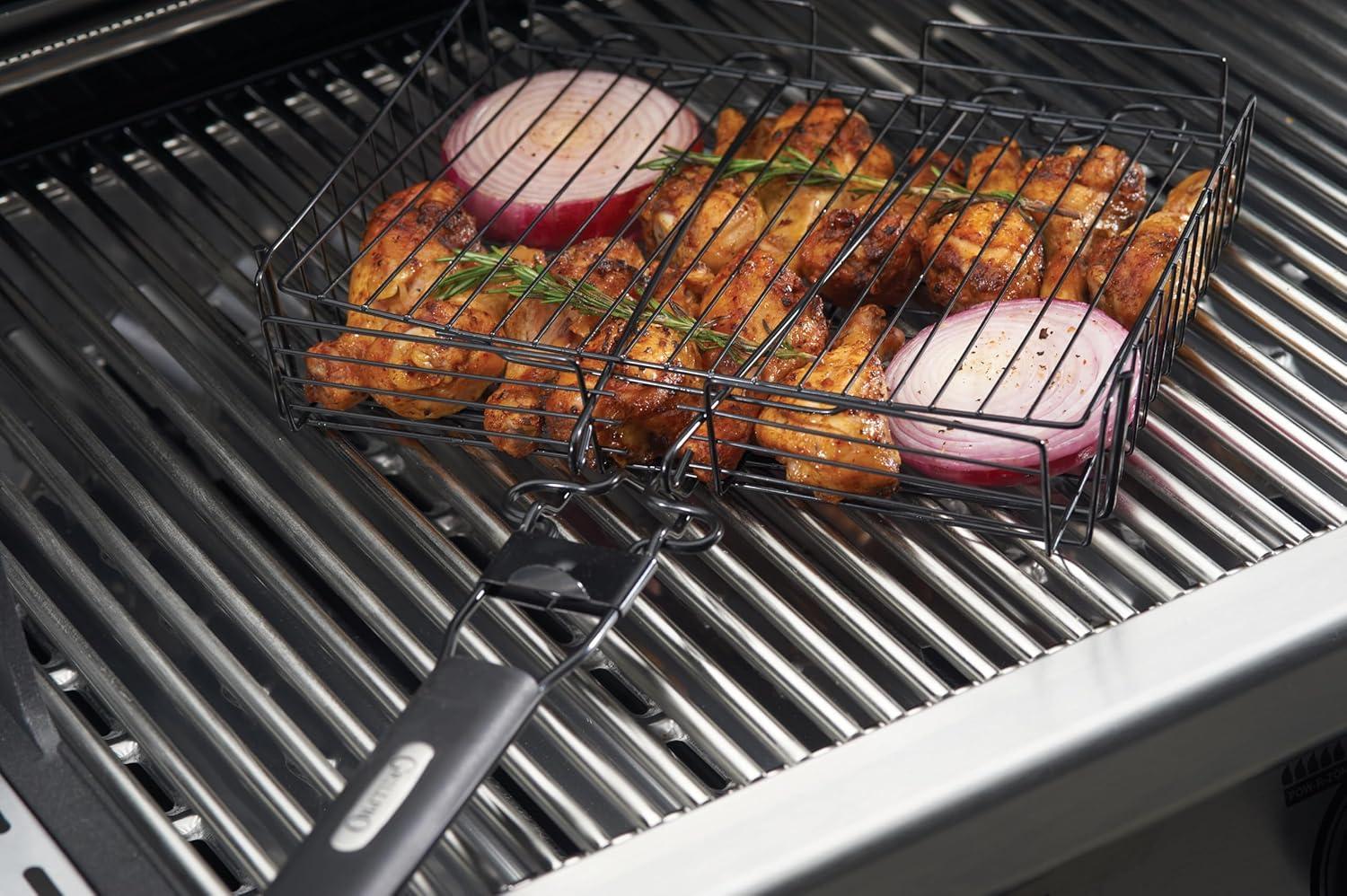 GrillPro Broiler Basket with Detachable Handle