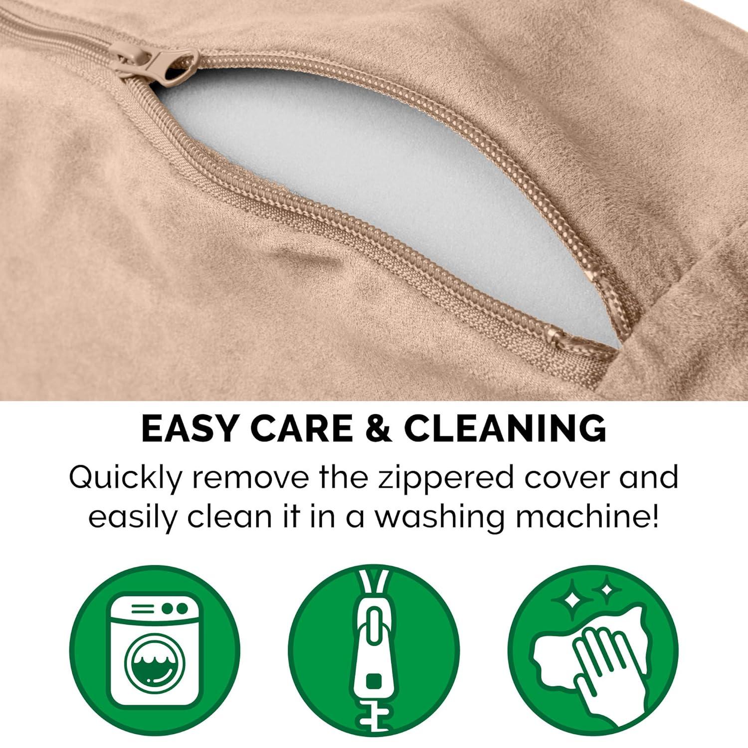 FurHaven Faux Sheepskin Round Hooded Orthopedic Dog Bed