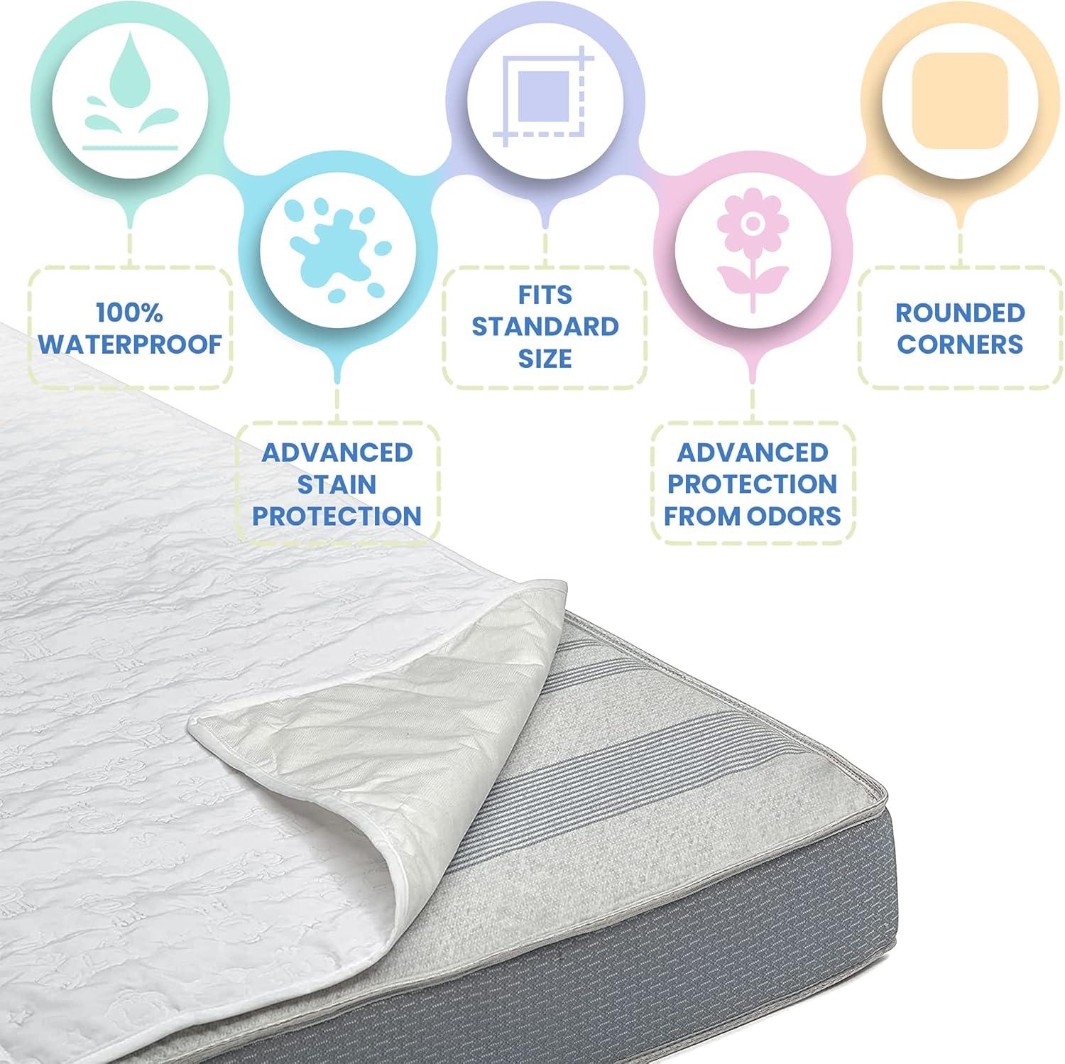 Sertapedic Liner Crib Mattress Pad (Set of 2)