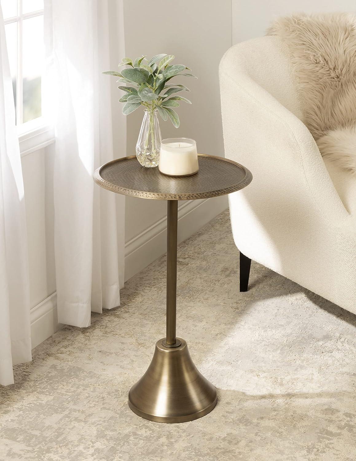 Kate and Laurel Sanzo Metal Side Table