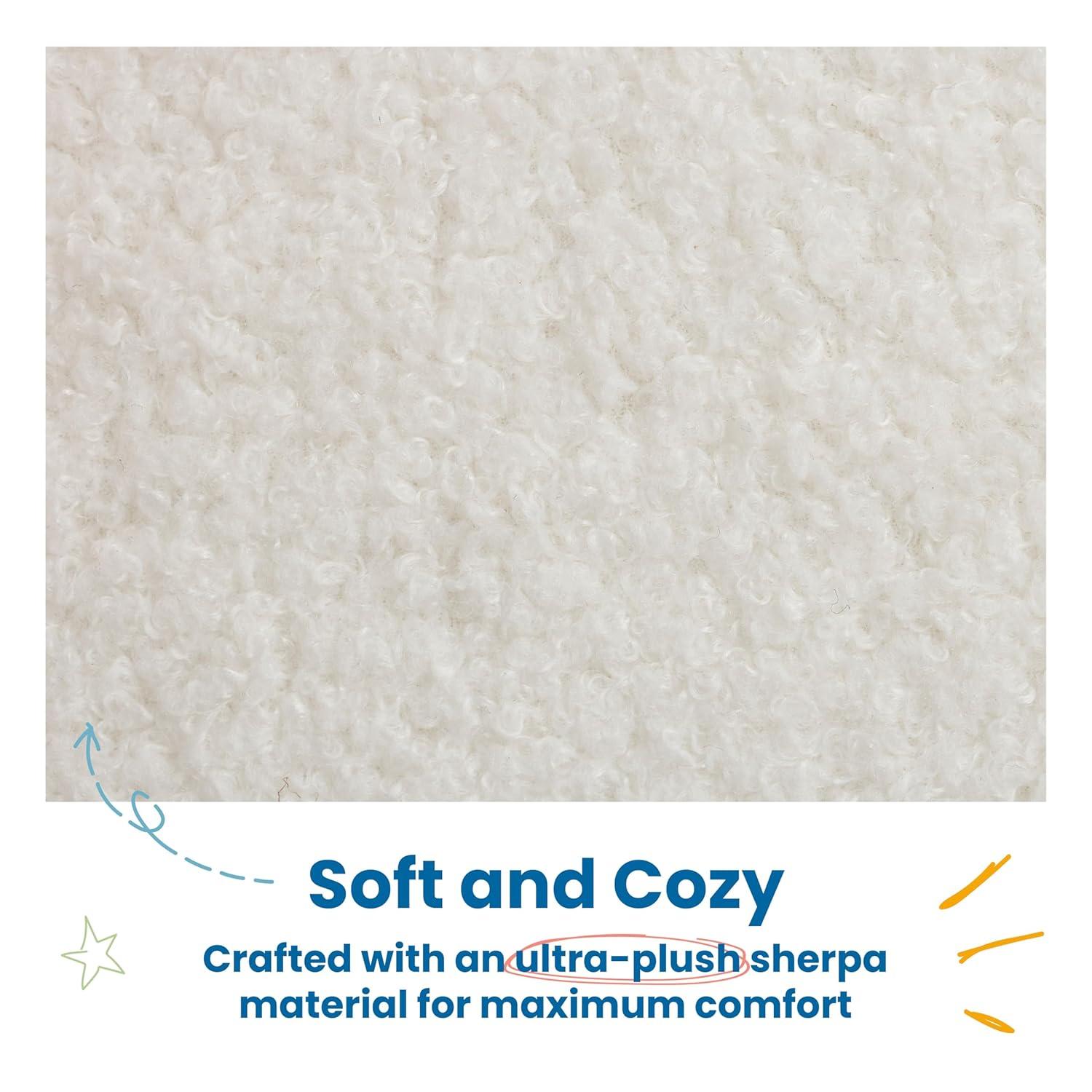 ECR4Kids Teddy Chair, White