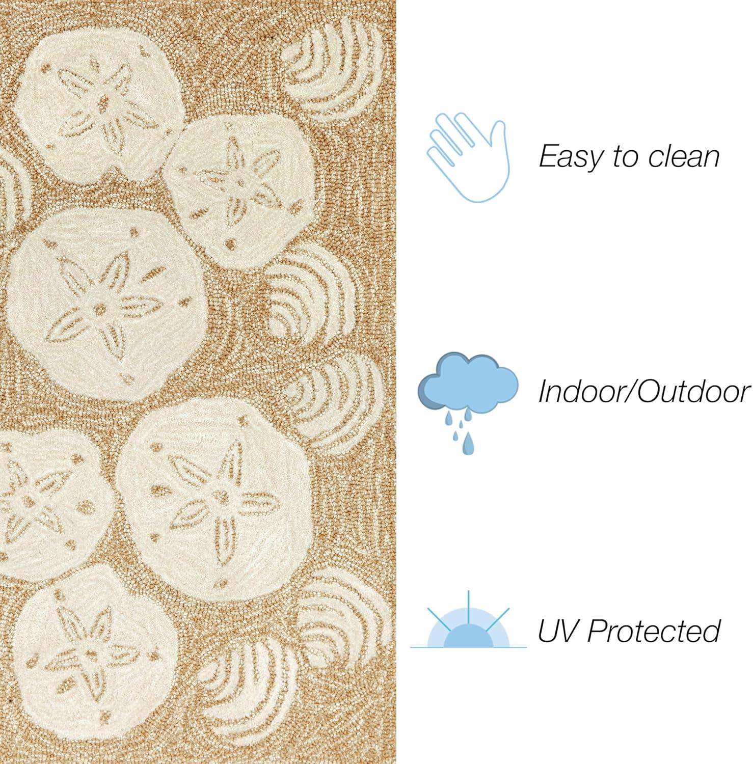 Seashell Hand-Tufted Outdoor Rug