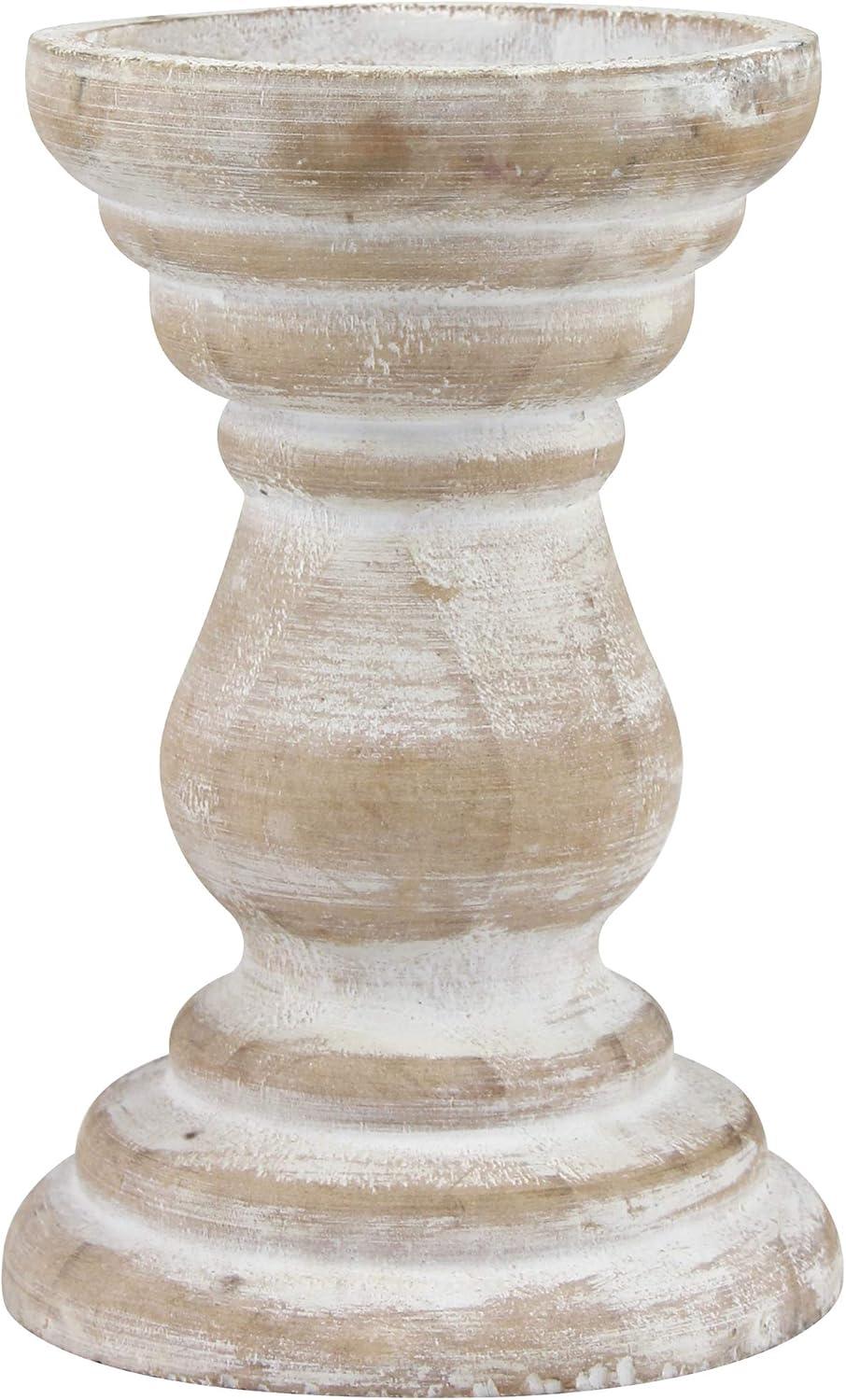 Stonebriar Beach House Pillar Candle Holder - CKK Home Decor