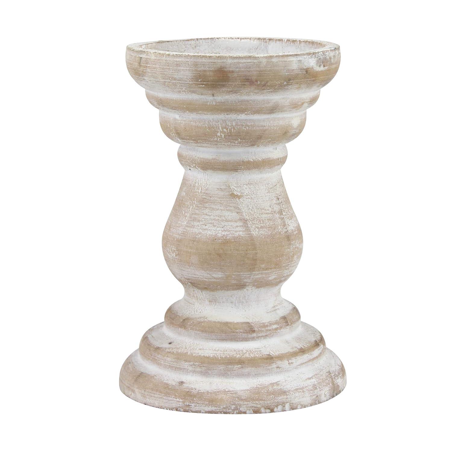 Stonebriar Beach House Pillar Candle Holder - CKK Home Decor