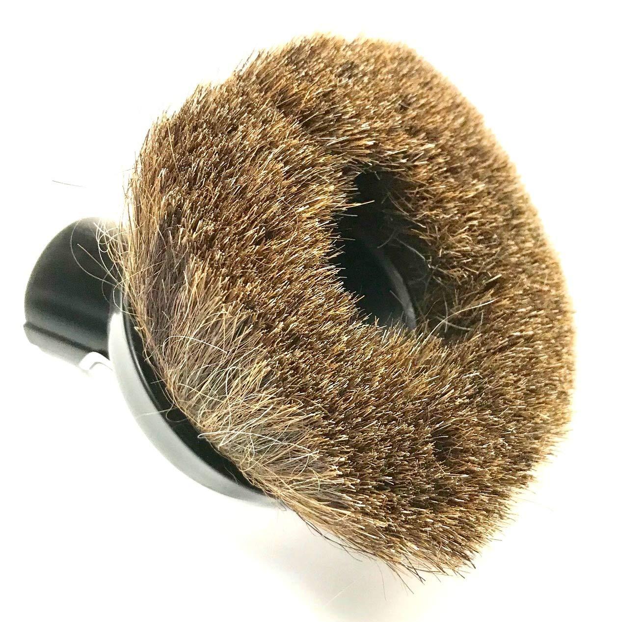 Soft Touch Fluffy Dust Brush Fits Residential and Vacuum Cleaners with 1 1/4 Inch Hose Compatible with Hoover, Eureka, Kirby, Shop Vac, Central Vac Systems, Oreck, Sanitaire, Vacuflow, Euroclean,