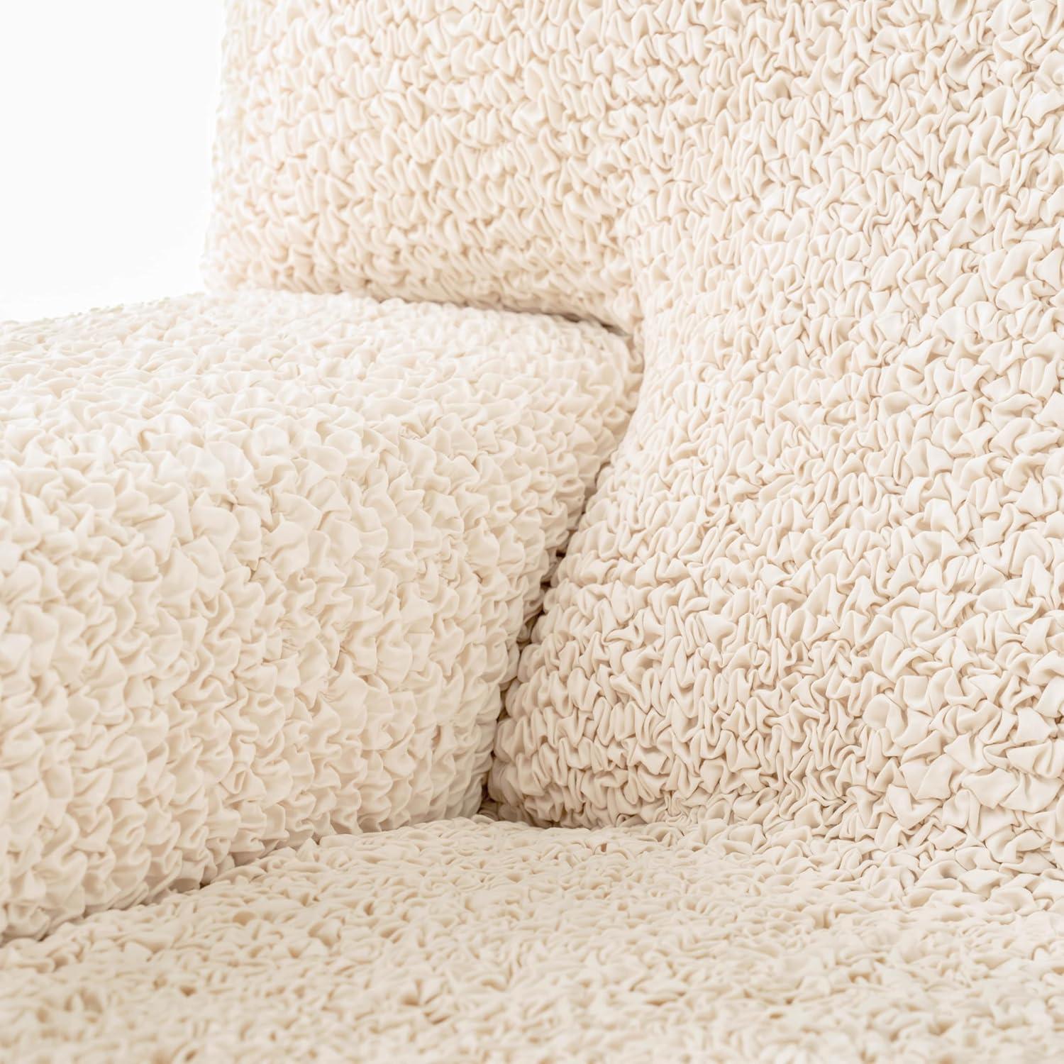 Stretchy Slipcover for Corner Sofa - Easy to Clean & Durable - Microfibra Collection