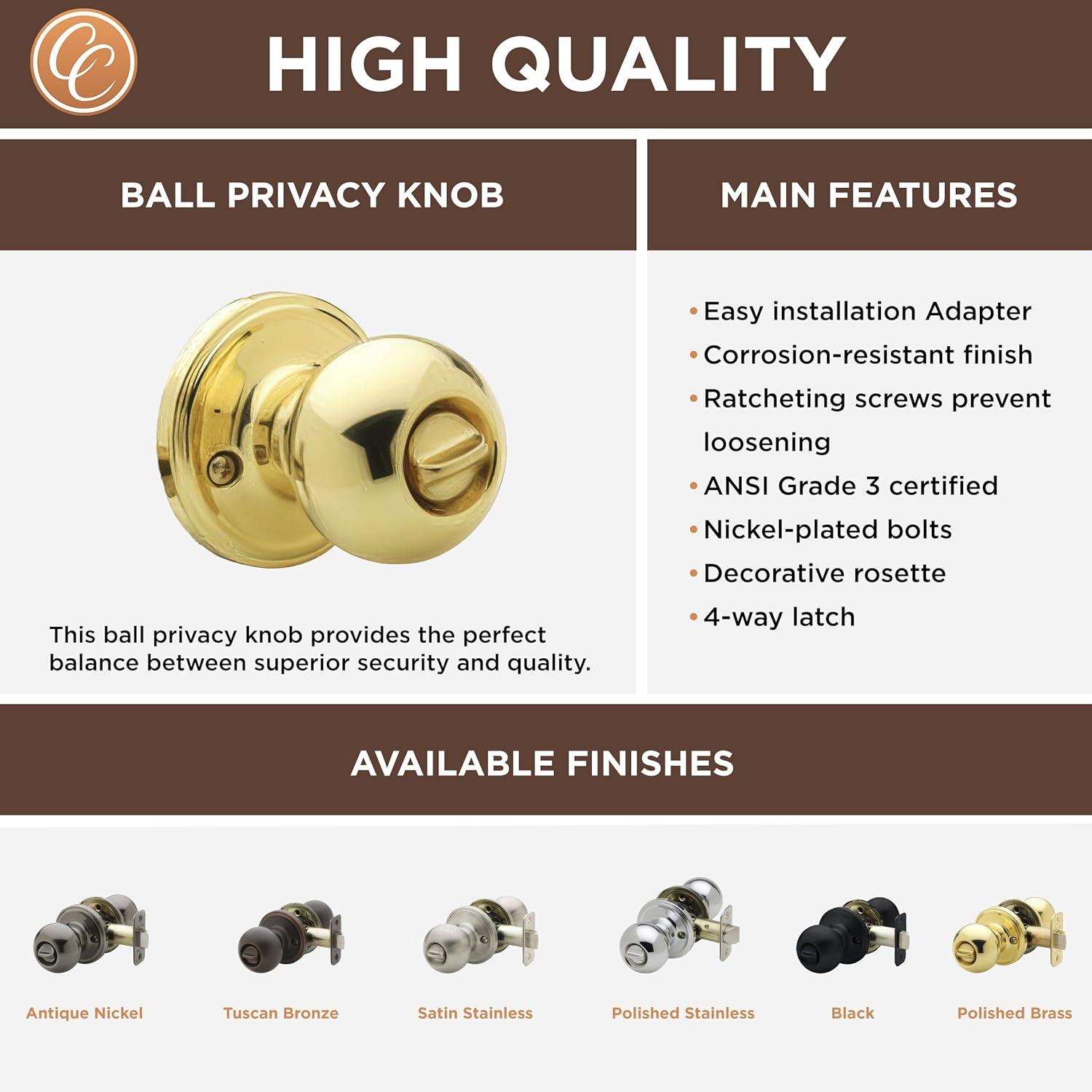 Ball Privacy Door Knob