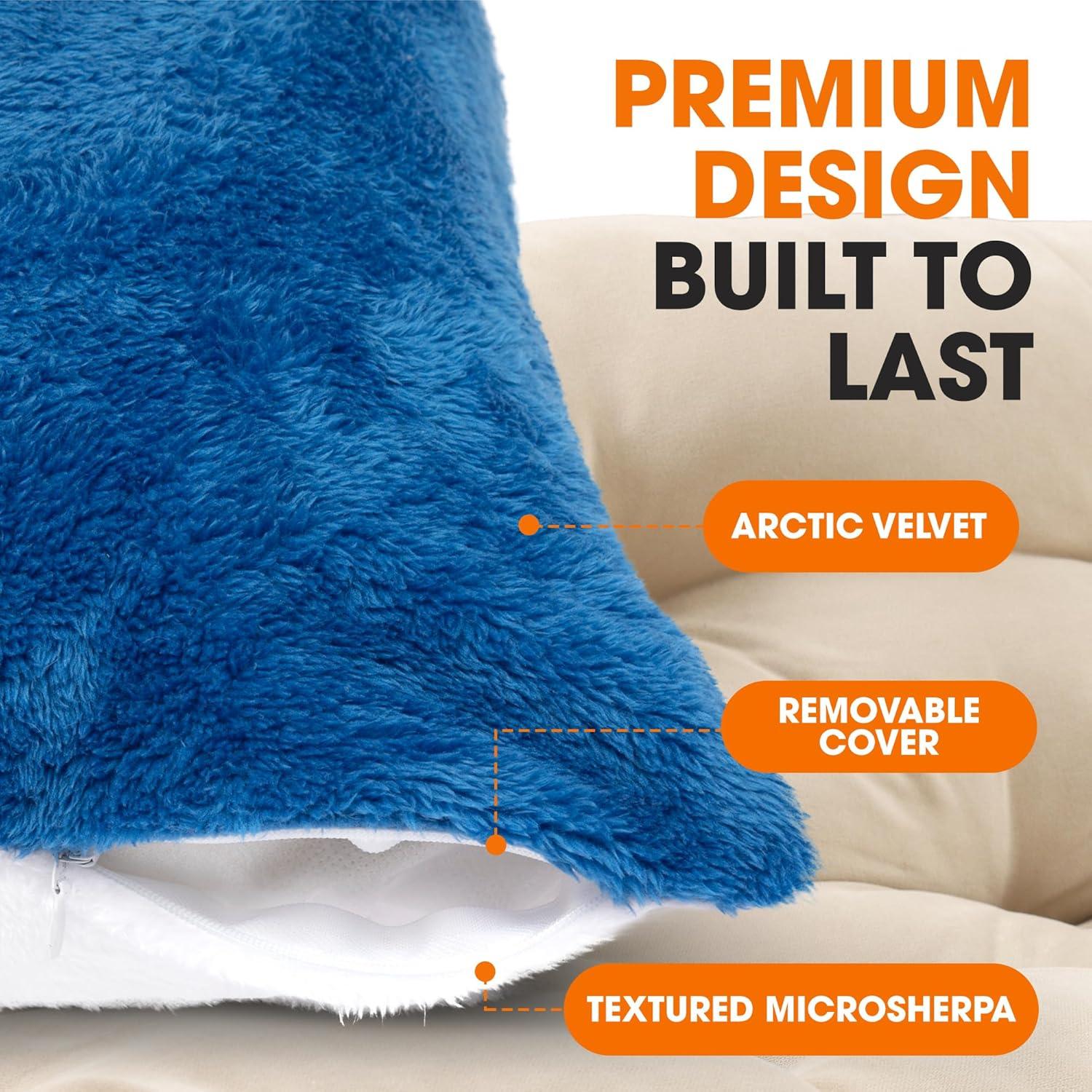 Cheer Collection Reversible Throw Pillow (Set of 2)