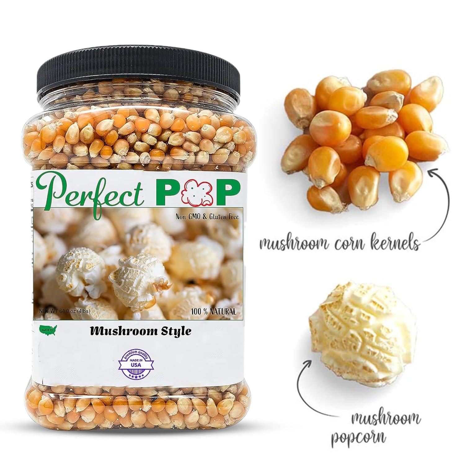 Premium Gourmet Mushroom Extra Large Popcorn Kernels - 4lbs