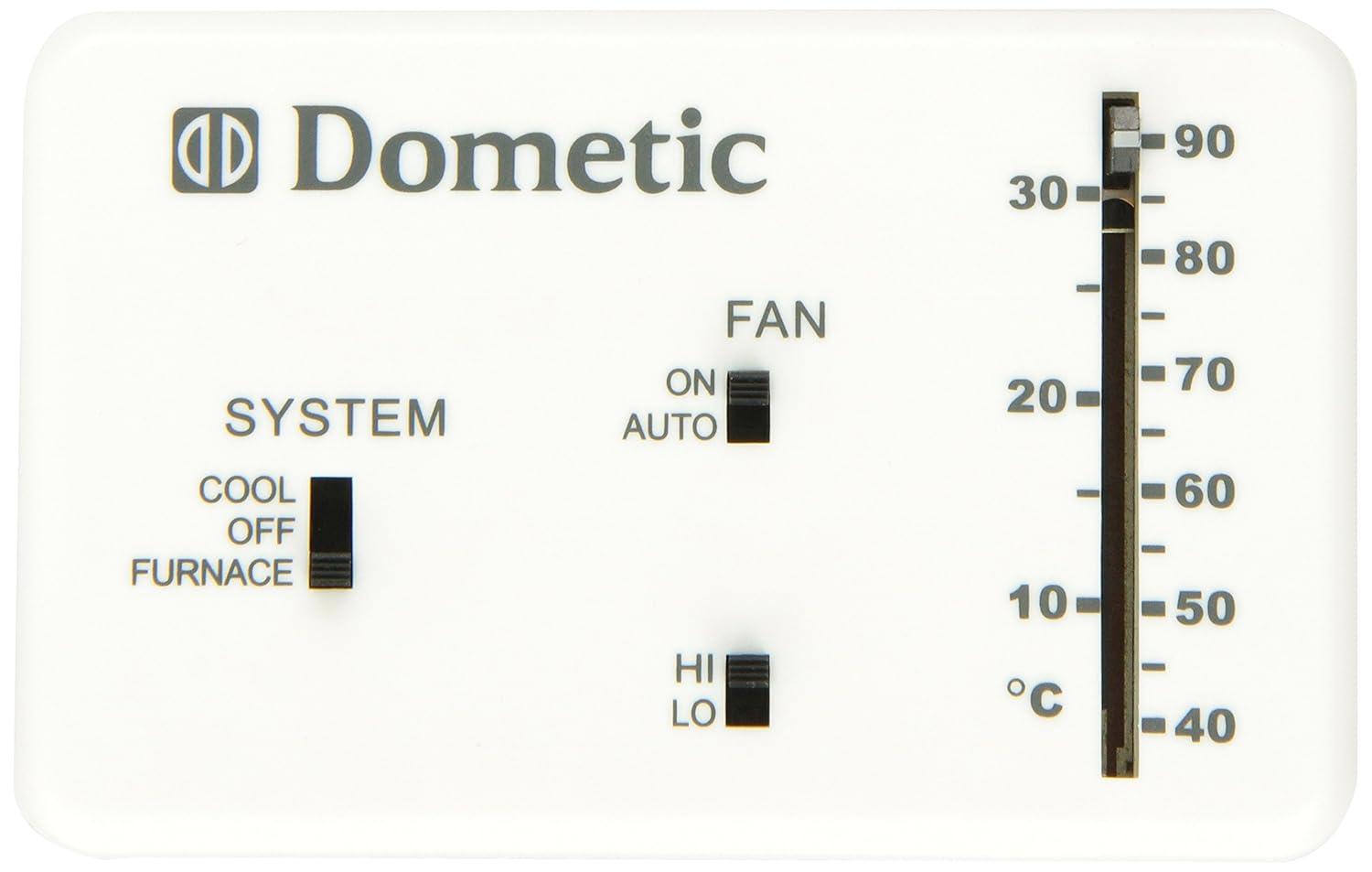 Dometic 3106995.032 OEM Thermostat 6-Wire Analog Control Heat & Cool | Replacement for The Duo-Therm 3106995.032 Thermostat.