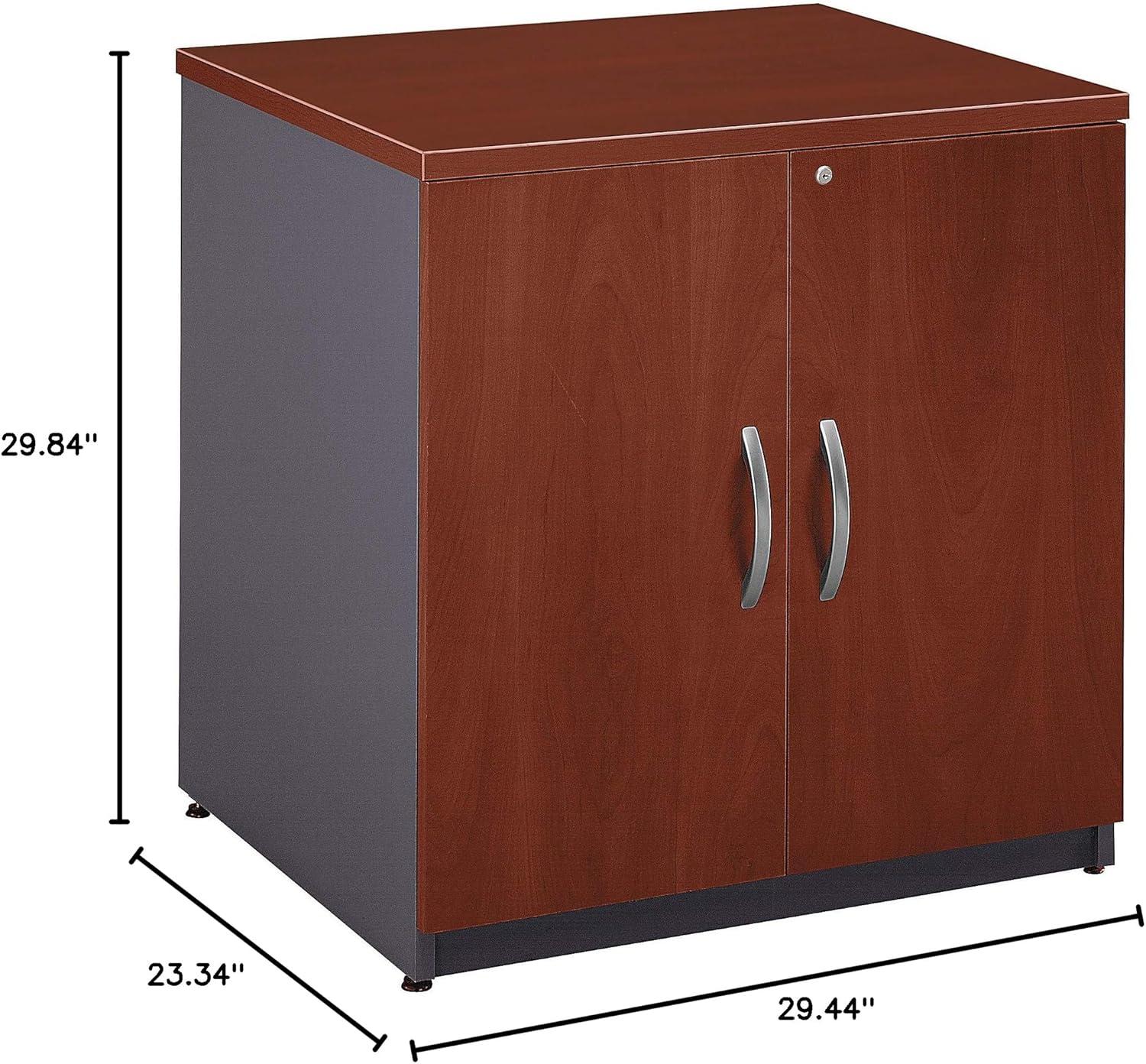 Bush Series C Collection 30W Storage Cabinet Hansen Cherry WC24496A