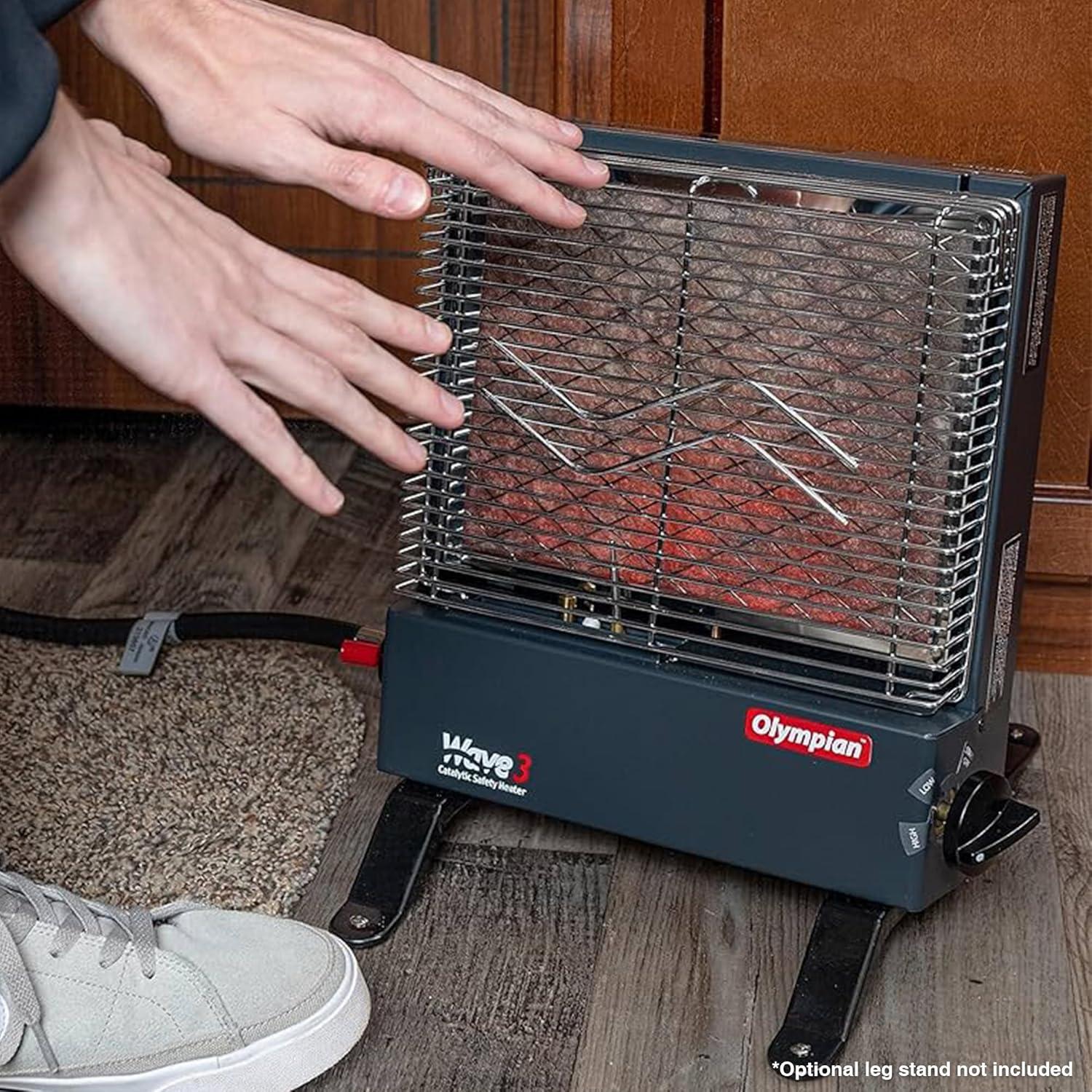 Camco Olympian Wave-3 LP Gas Catalytic Space Heater for 100 sq ft