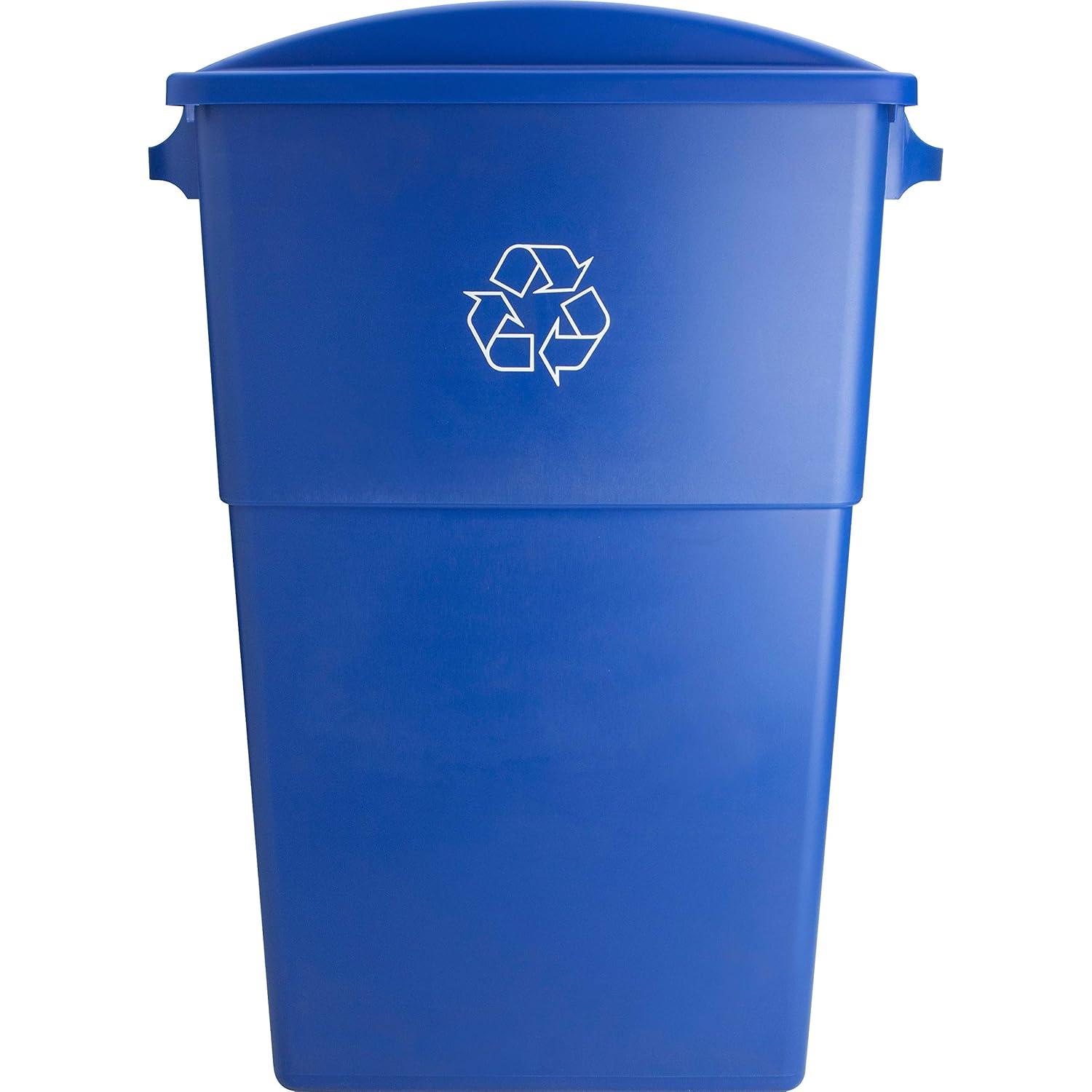Genuine Joe Plastic Open Recycling Bin - 23 Gallons
