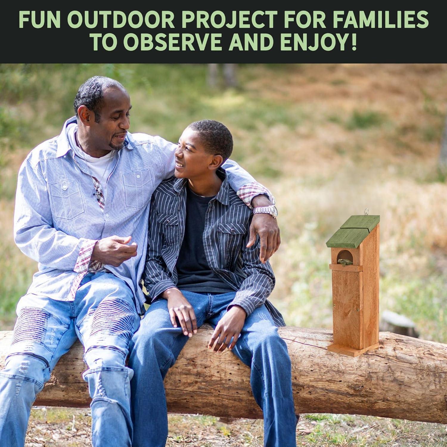 Uncle Dunkels Tree Frog House, Outdoor Tree Frog Habitat, Handmade in the USA