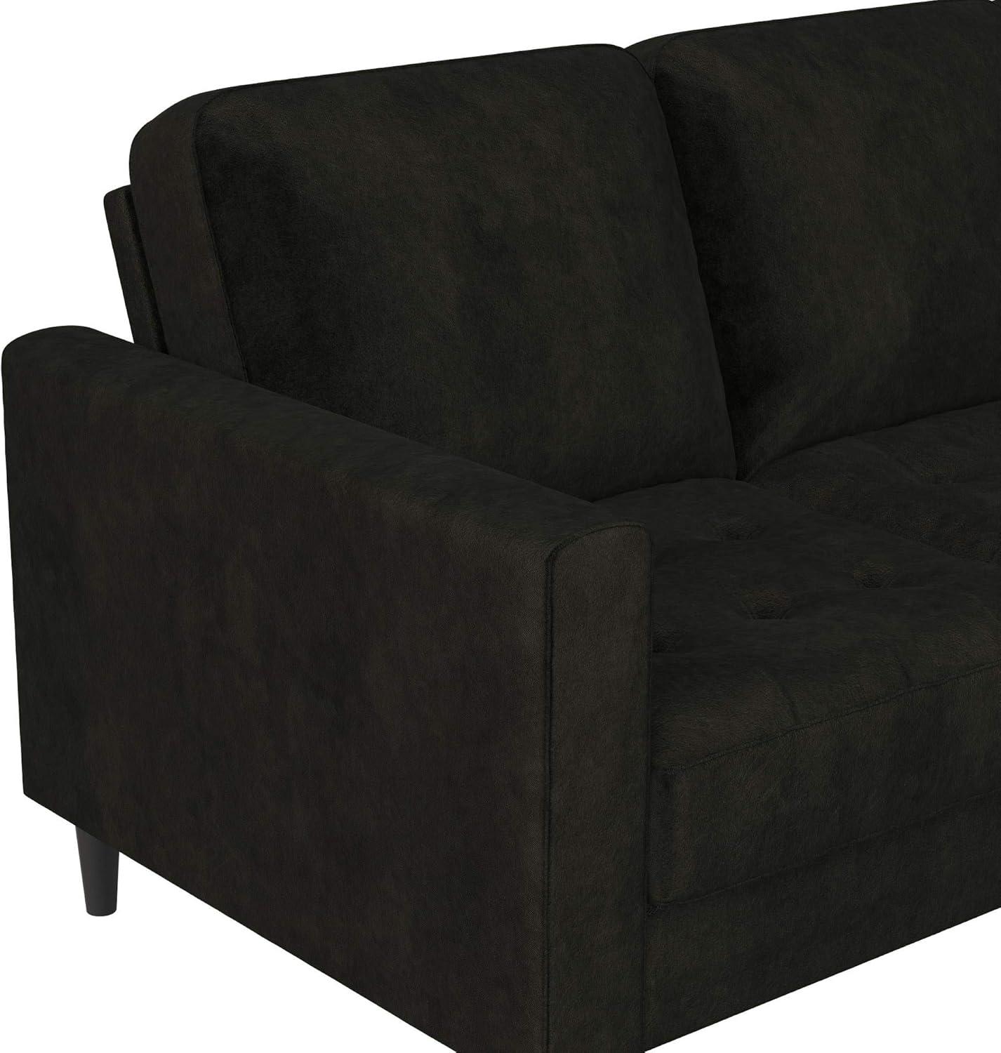 Strummer 81.63" Wide Velvet Reversible Sofa & Chaise