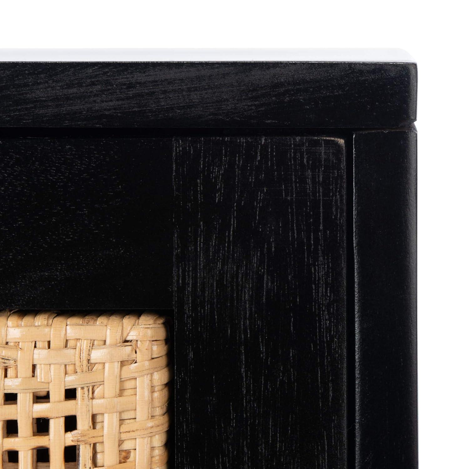 SAFAVIEH Hedwig Coastal 2 Drawer Nightstand, Natural