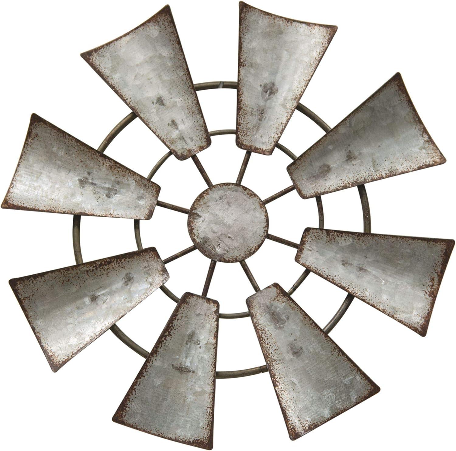 Worgeous Rustic Farmhouse Windmill Wall Decoration Metal Wall Art Hanging Windmill Metal Windmill Hanging Wall Iron Decor Farmhouse Wall Sculpture