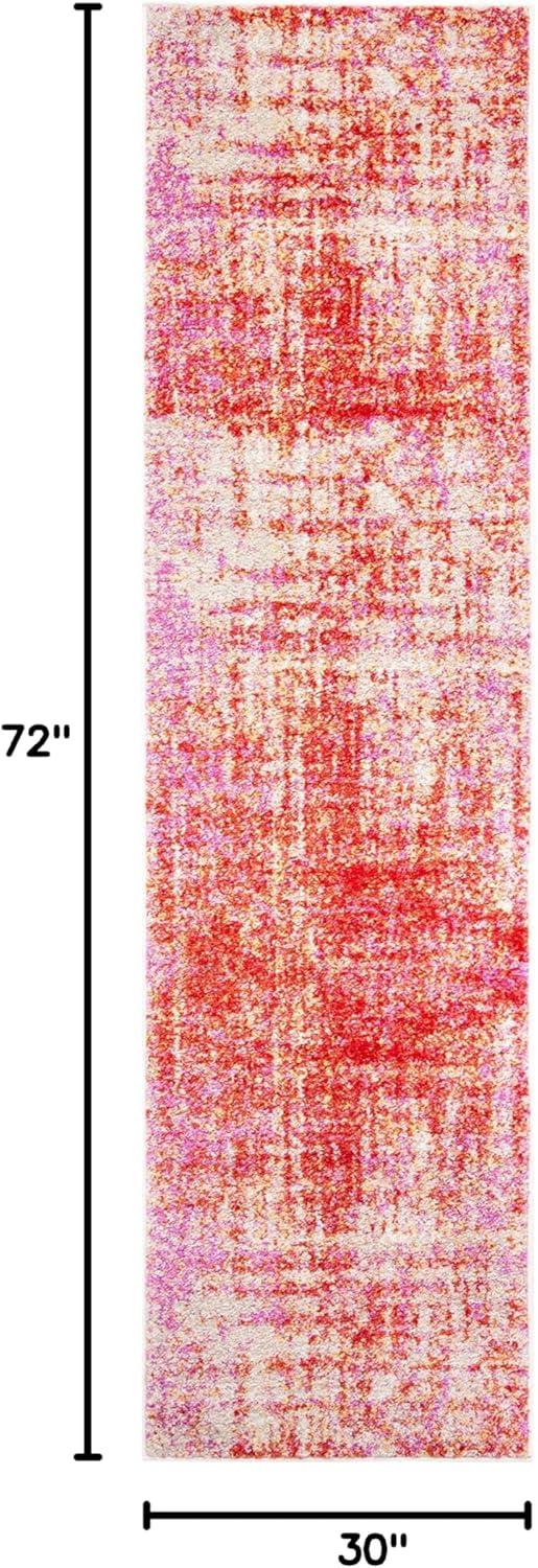 Adirondack ADR207 Machine Made Indoor Area Rug - Red/Gold - 5'-1"x7'-6" - Safavieh