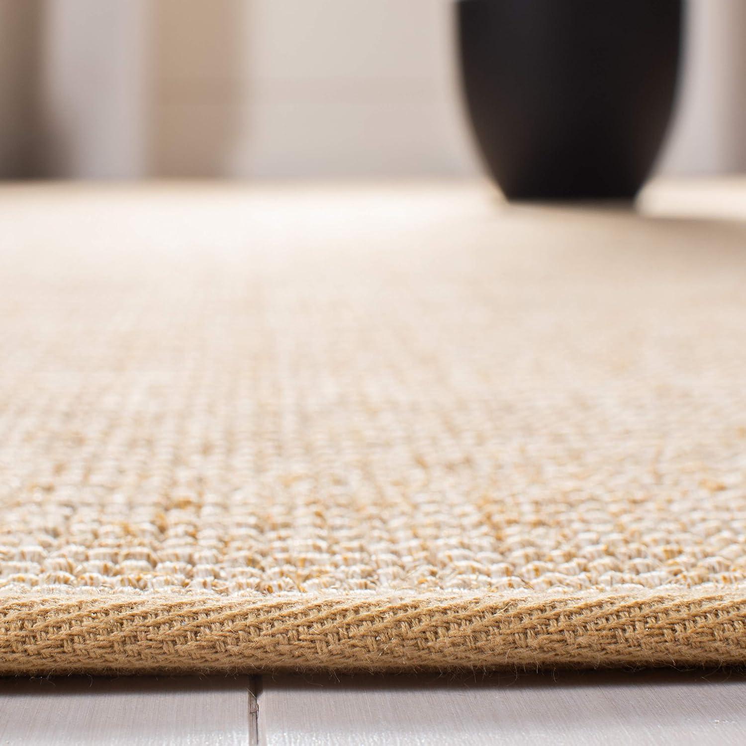 Martha Stewart Sisal/Jute Solid Color Rug in Ivory