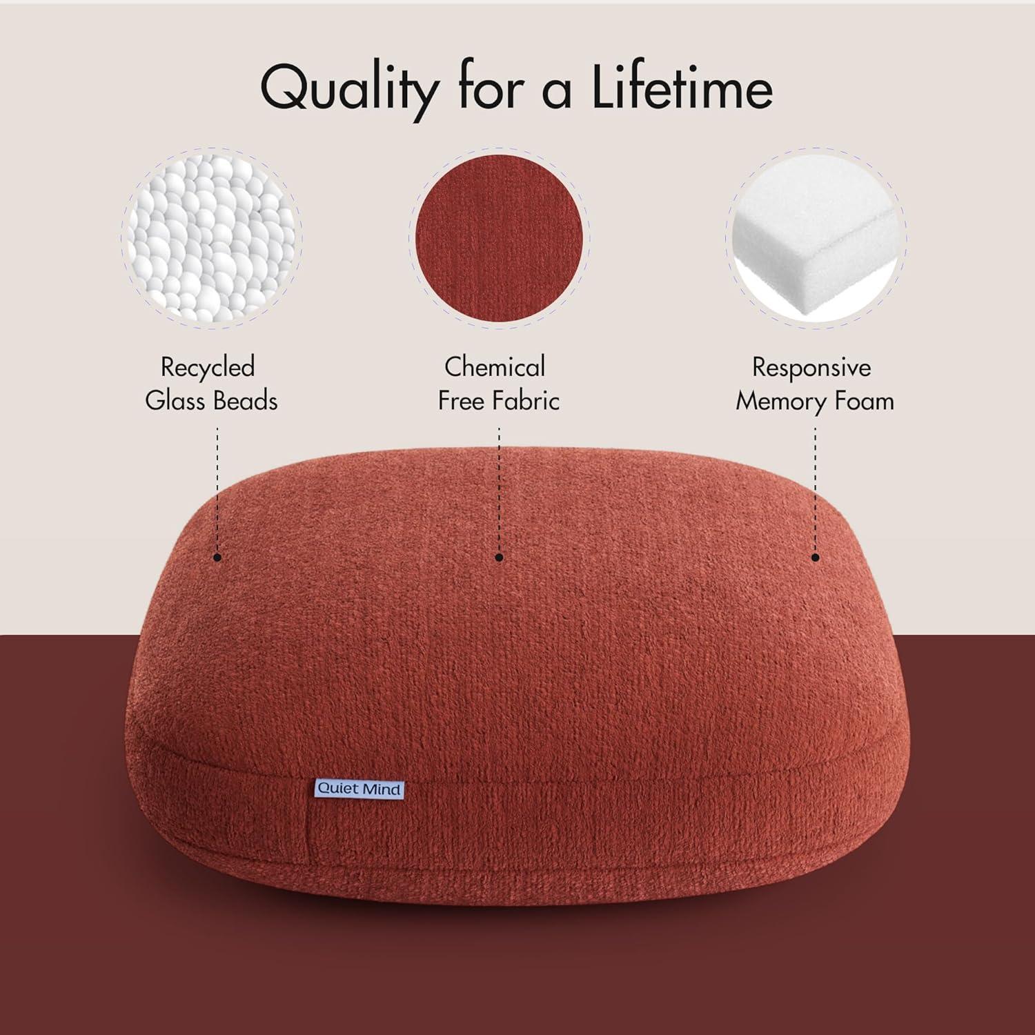 Small Chili Oil Memory Foam Weighted Pillow