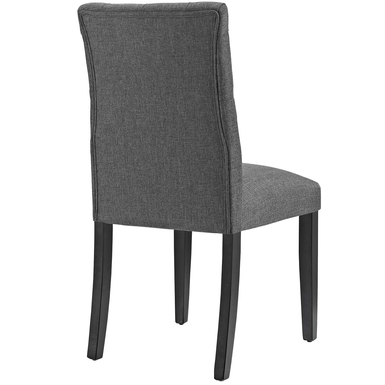 Modway Duchess Button Tufted Fabric Dining Chair