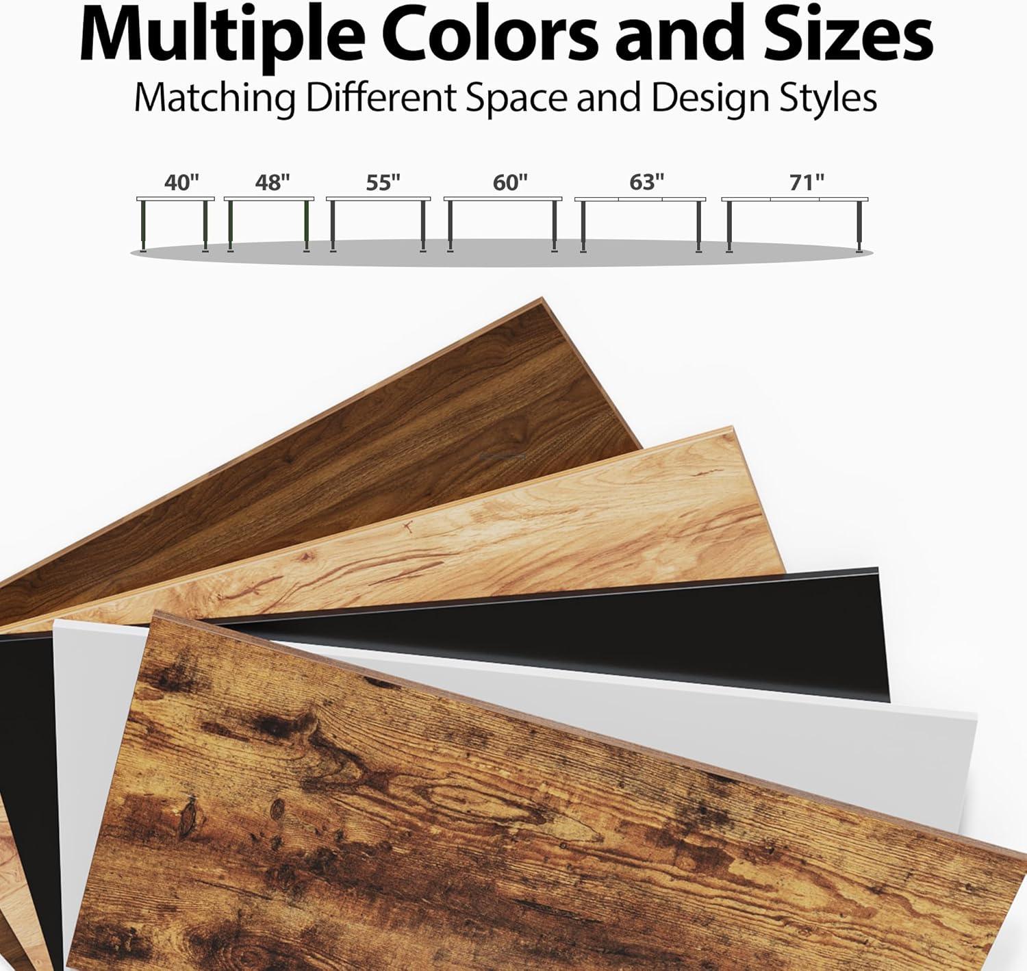 edx Electric Standing Desk, Height Adjustable Desk, 40 x 24 Inches Ergonomic Stand up Desk with Memory Preset and T-Shaped Metal Bracket for Home Office