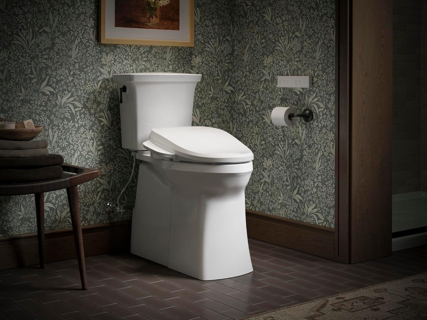 Purewash E725 Elongated Bidet Toilet Seat With Remote Control