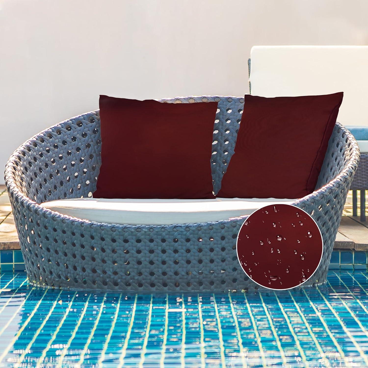 A1 Home Collections LLC Bedding Polyester Lumbar Indoor/Outdoor Pillow Cover (Set of 2)