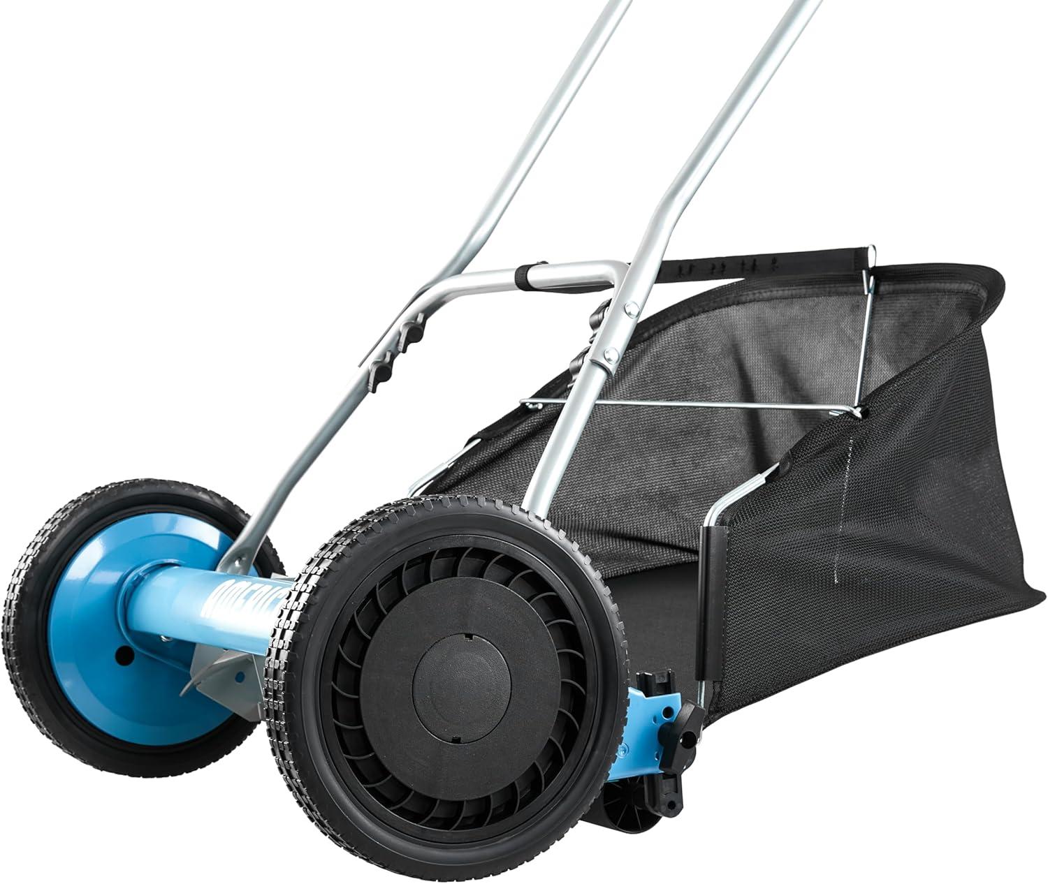 American Lawn Mower Company 1804-18 18-Inch 5-Blade Walk Behind Reel Lawn Mower with Grass Catcher